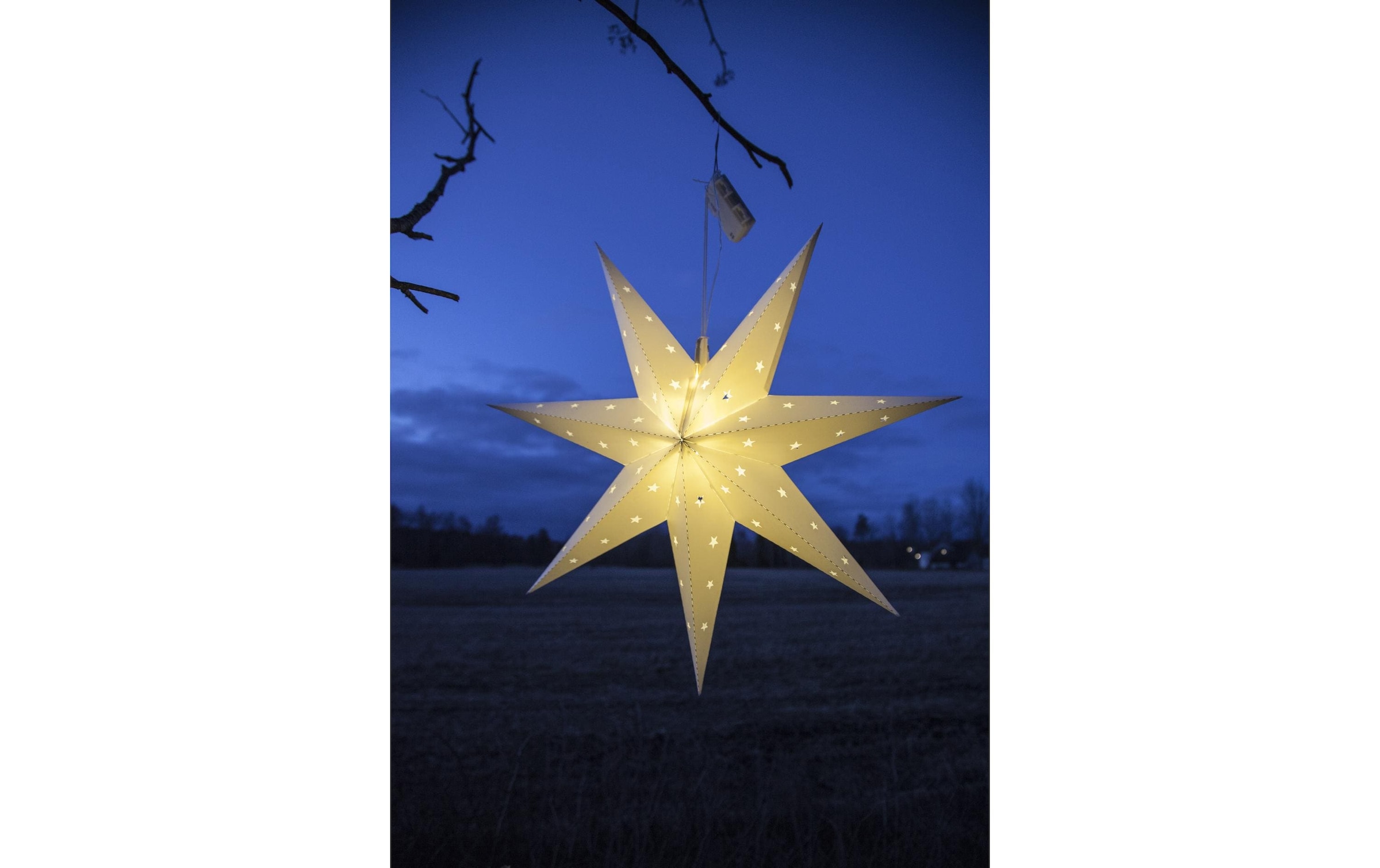 Parforce Traditional Hunting LED Dekolicht »Trading LED-Stern Alice Weiss«