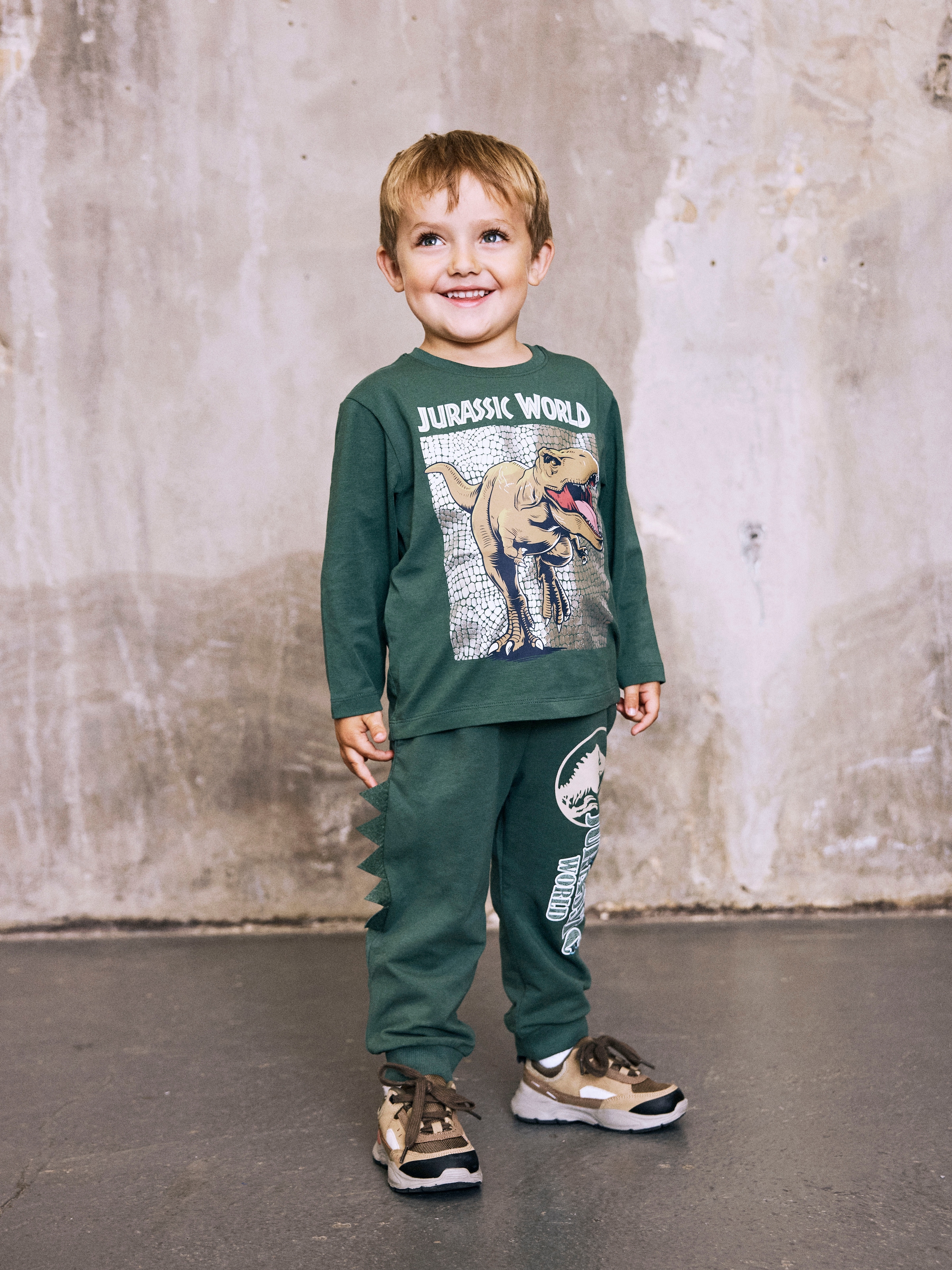 Name It Langarmshirt »NMMJEWEL JURASSIC NREG LS TOP NOOS SKY«