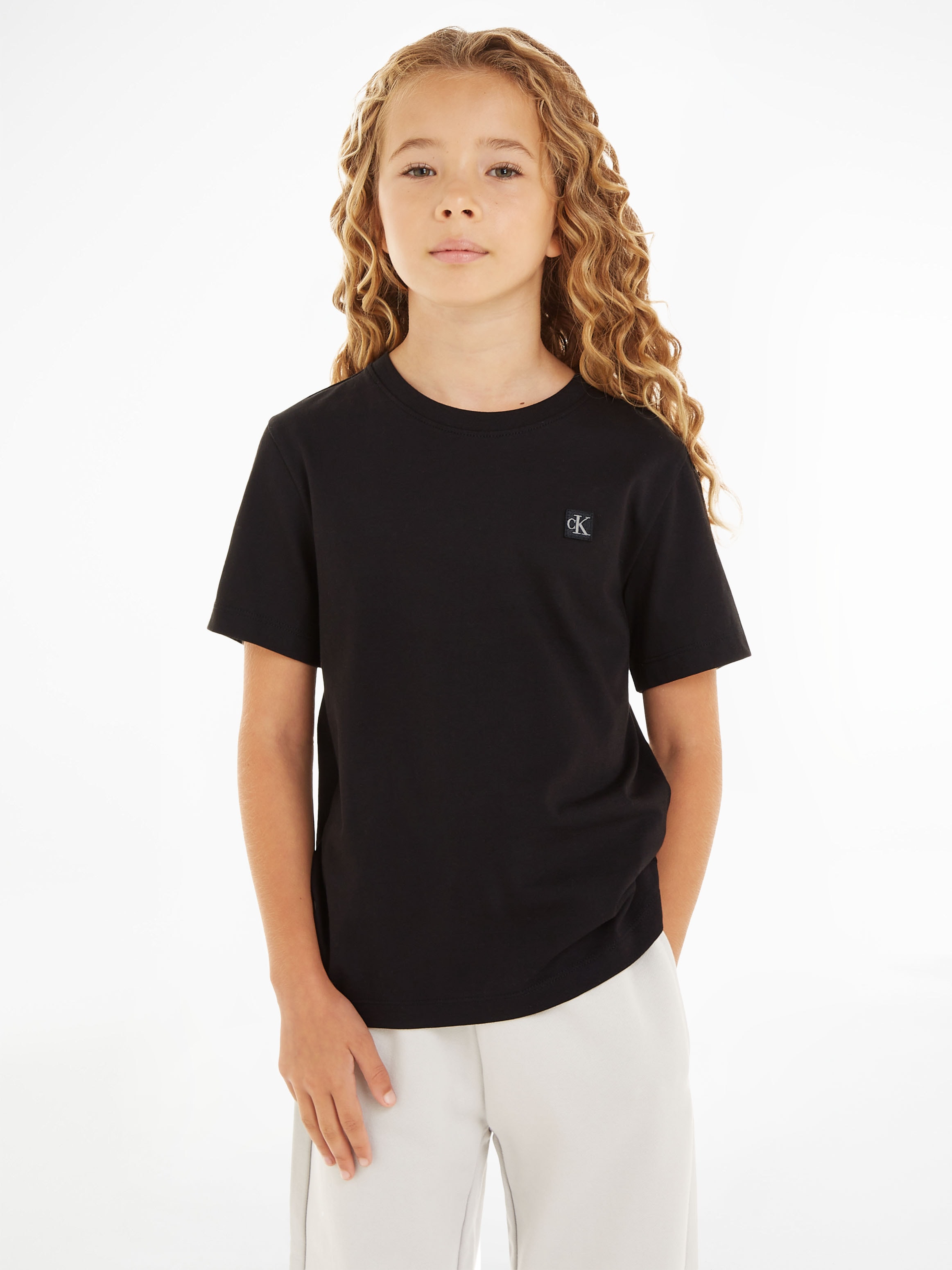 Calvin Klein Jeans T-Shirt »MONOGRAM MINI BADGE T-SHIRT«, für Kinder bis 16 Jahre