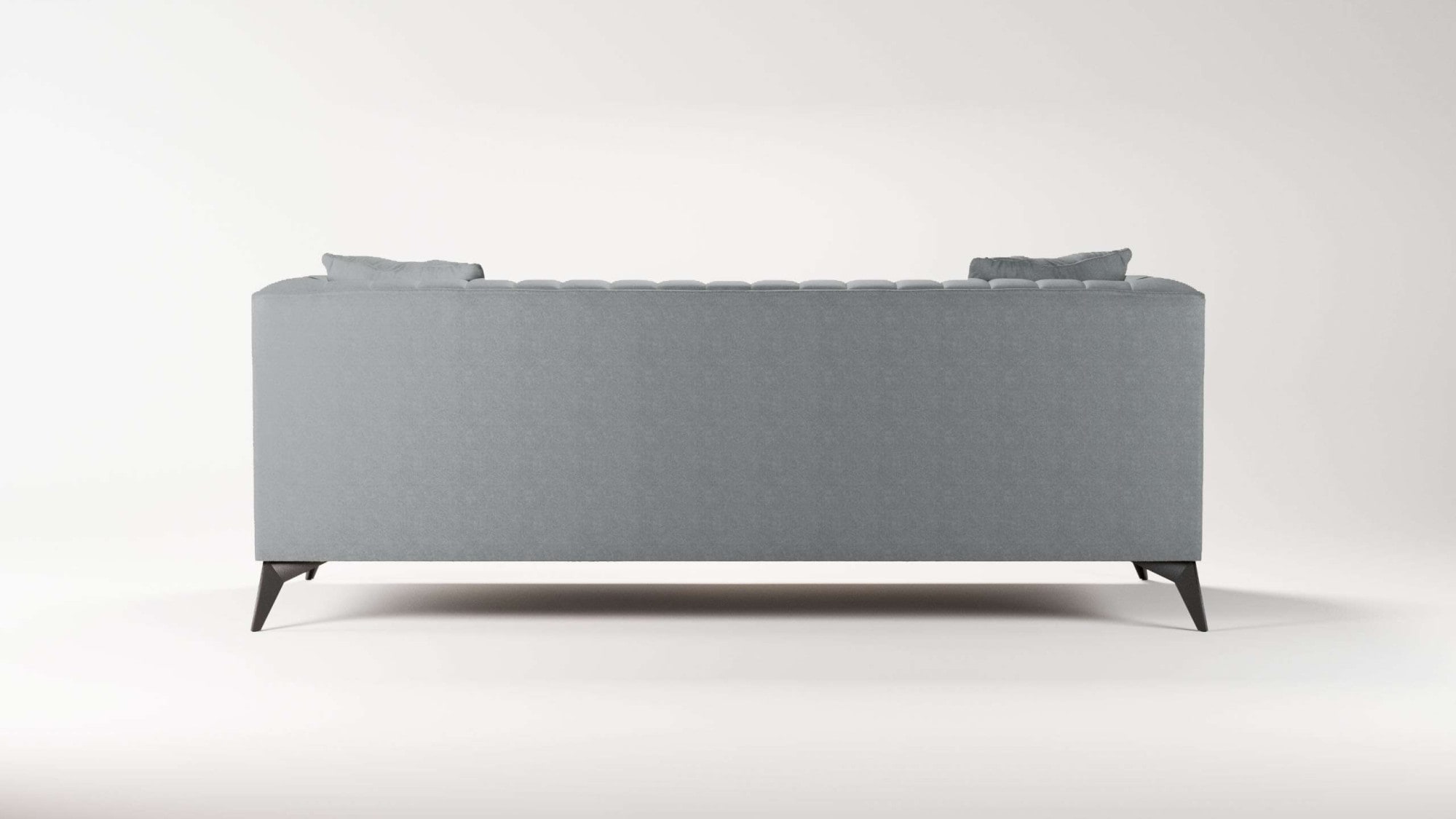 Places of Style 3-Sitzer »MATTHEW elegantes Designsofa, Masse B/T/H: 201/86/74 cm«, feine Steppung im Rückenbereich, lose Sitzkissen, incl. Zierkissen