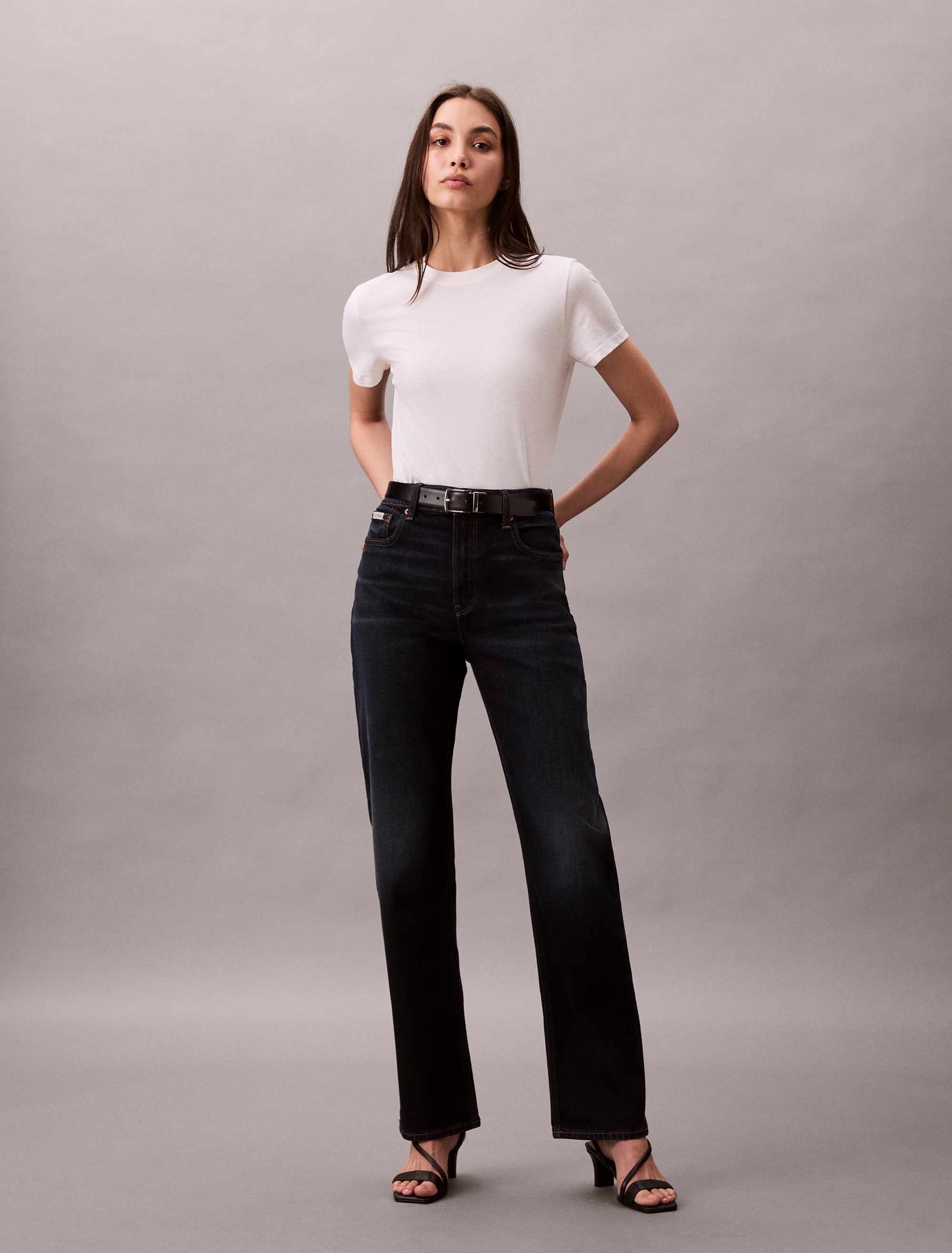 Calvin Klein Jeans Gerade Jeans »HIGH RISE STRAIGHT OXBOW« Regular fit