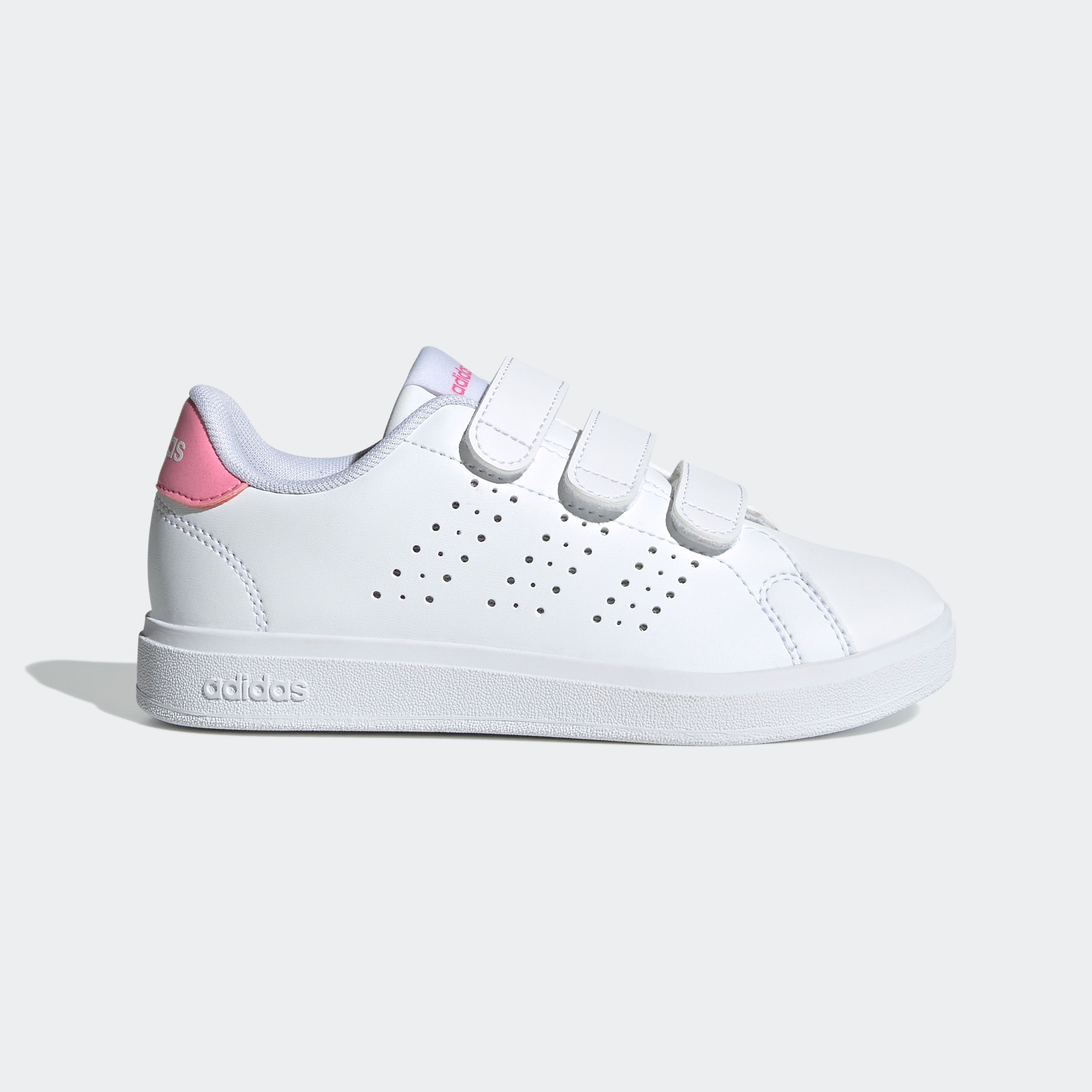 adidas Sportswear Klettschuh »ADVANTAGE BASE 2.0 KIDS«, Design auf den Spuren des adidas Stan Smith