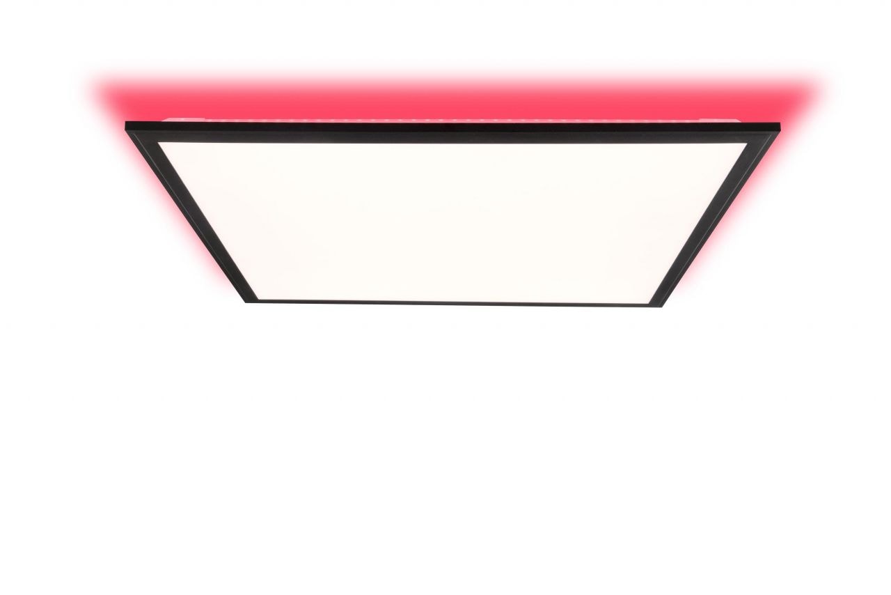 Brilliant LED Panel »Allie«, 1 flammig-flammig, 60 x 60 cm, dimmbar, CCT,  RGB-Backlight, Fernbed., 3800 lm, schwarz online shoppen | Jelmoli-Versand