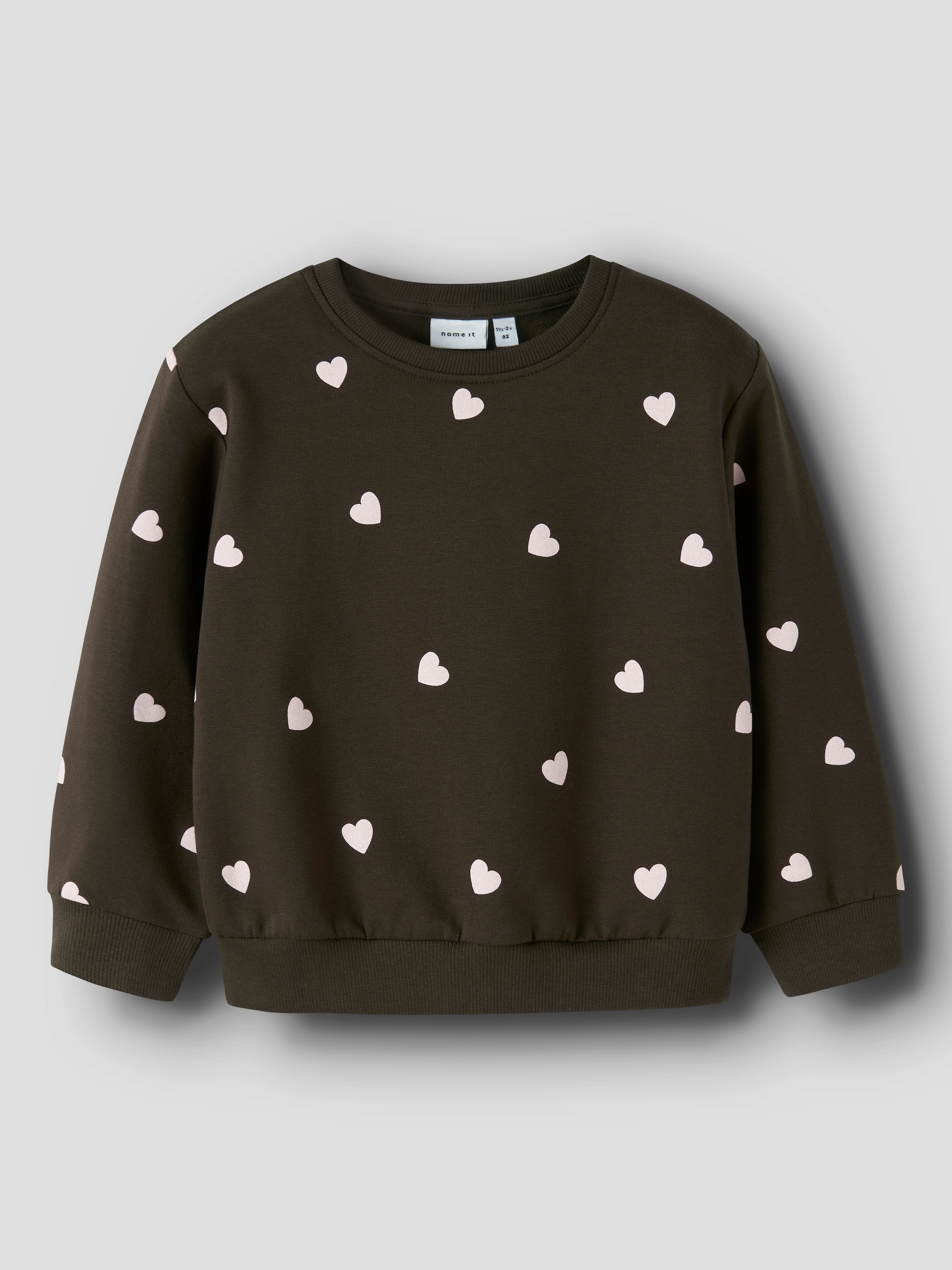 Name It Sweatshirt »NMFNEHEART NREG SWEAT BRU«