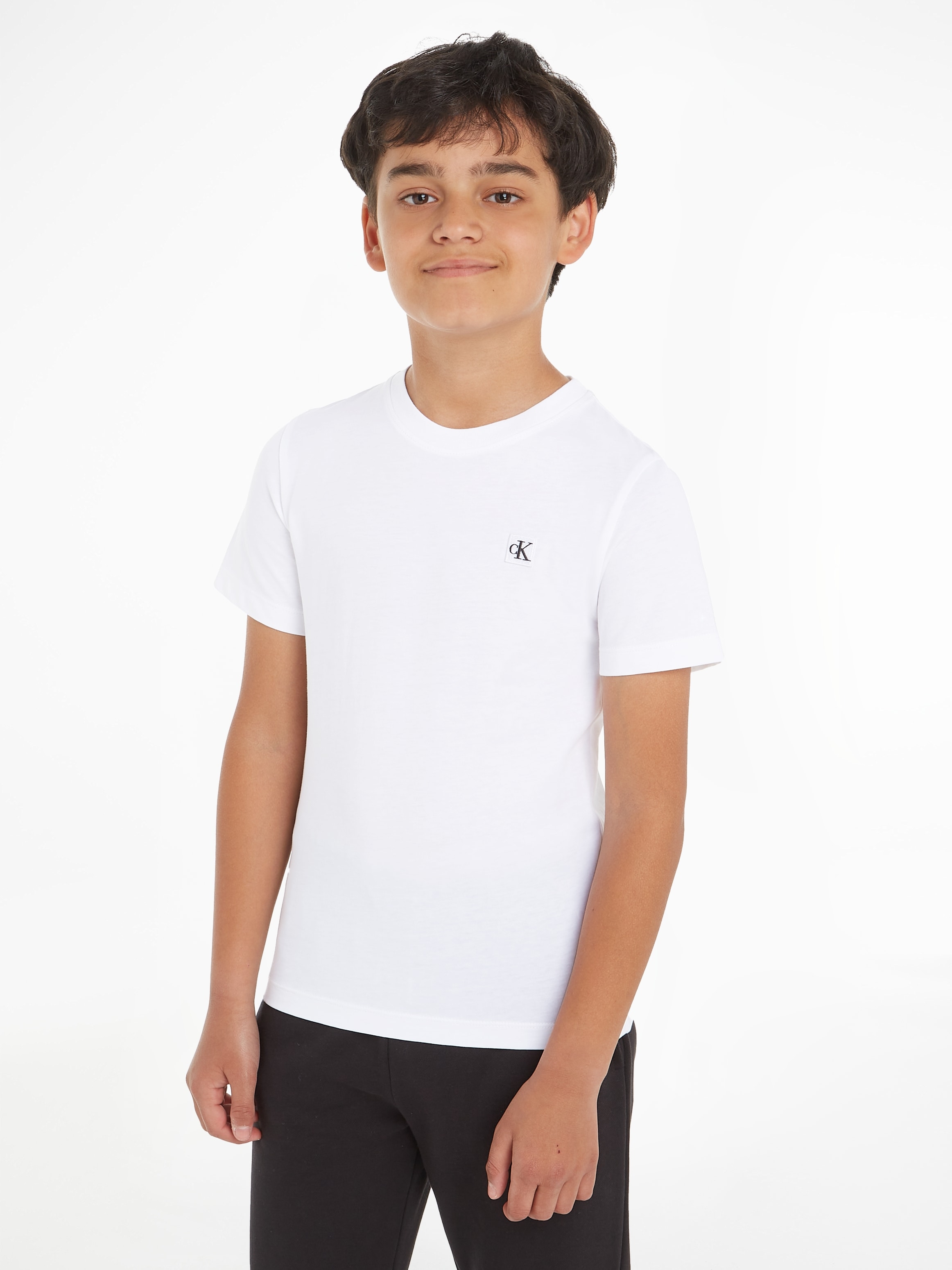 Calvin Klein Jeans T-Shirt »MONOGRAM MINI BADGE T-SHIRT« für Kinder bis 16 Jahre