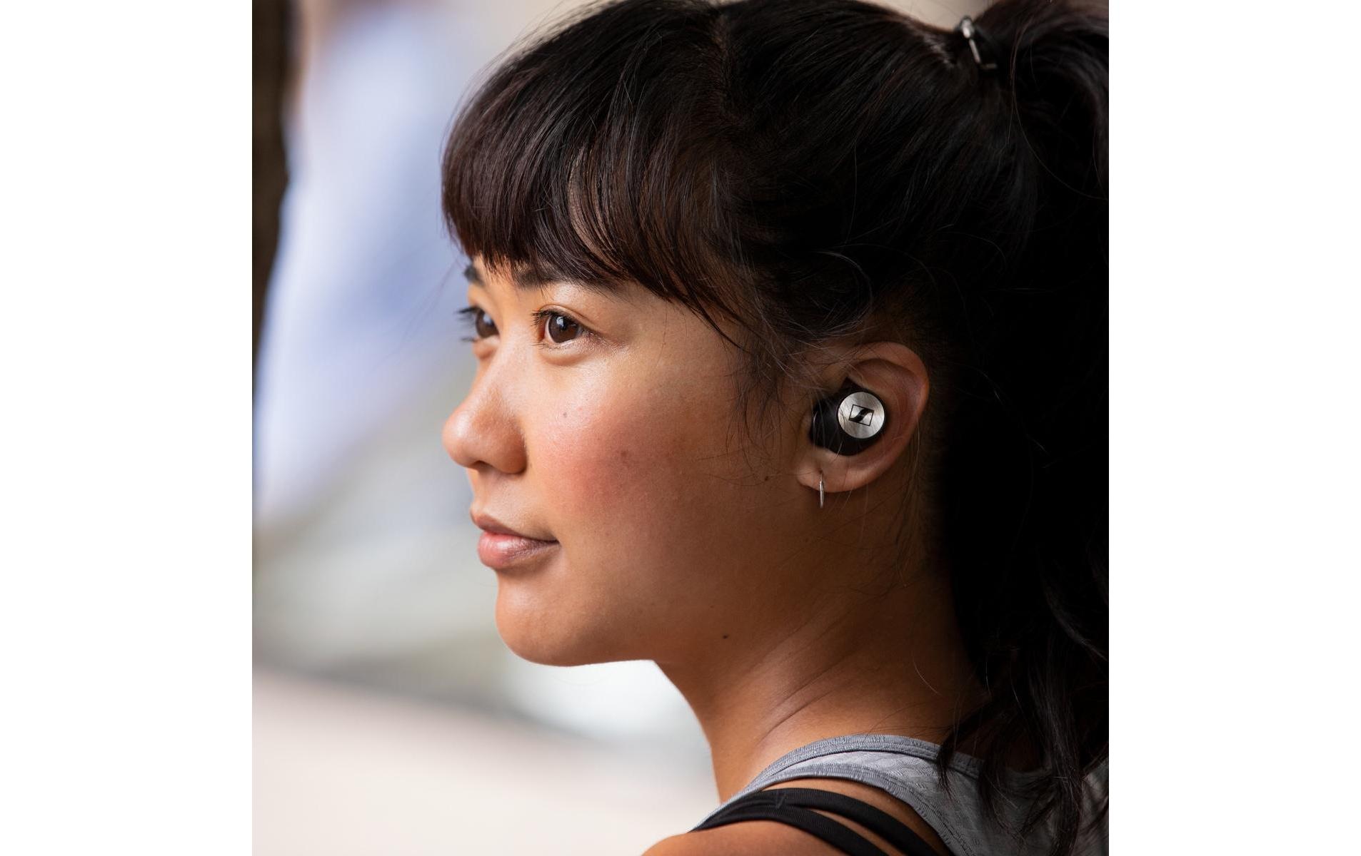 Sennheiser wireless In-Ear-Kopfhörer »Momentum Schwarz;Silberfarben«