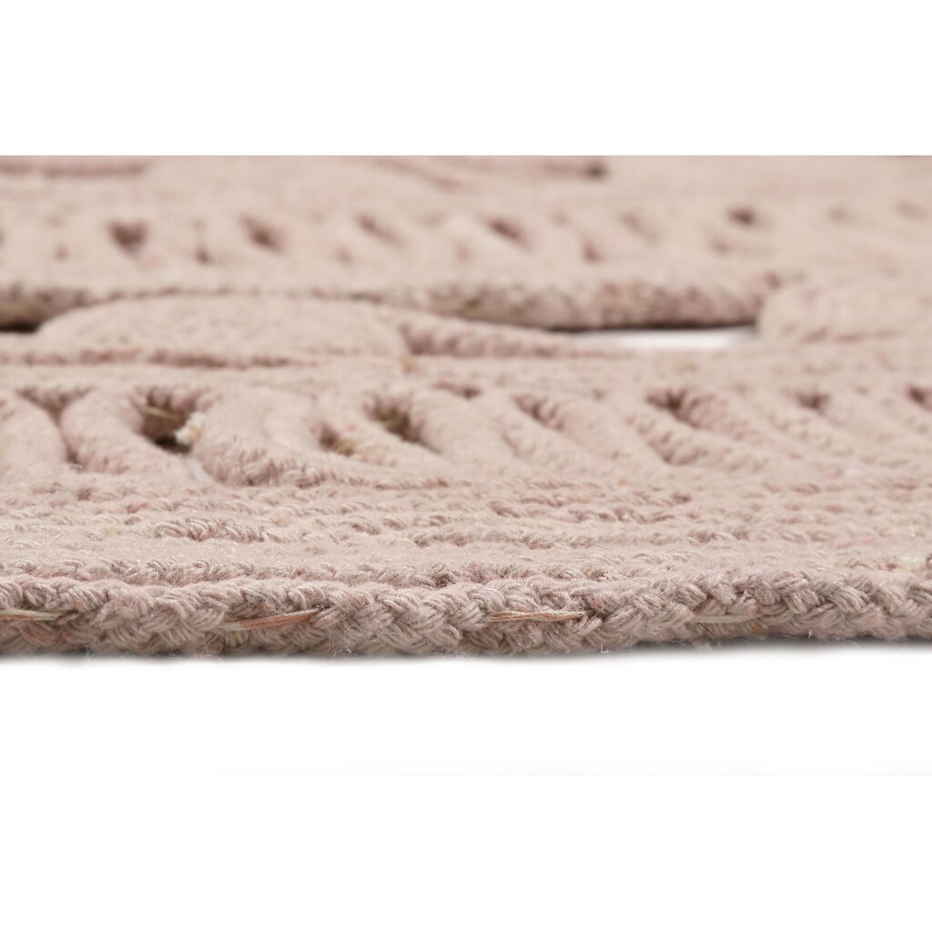 Esprit Teppich »Crochet Style«, rund, Wohnzimmer