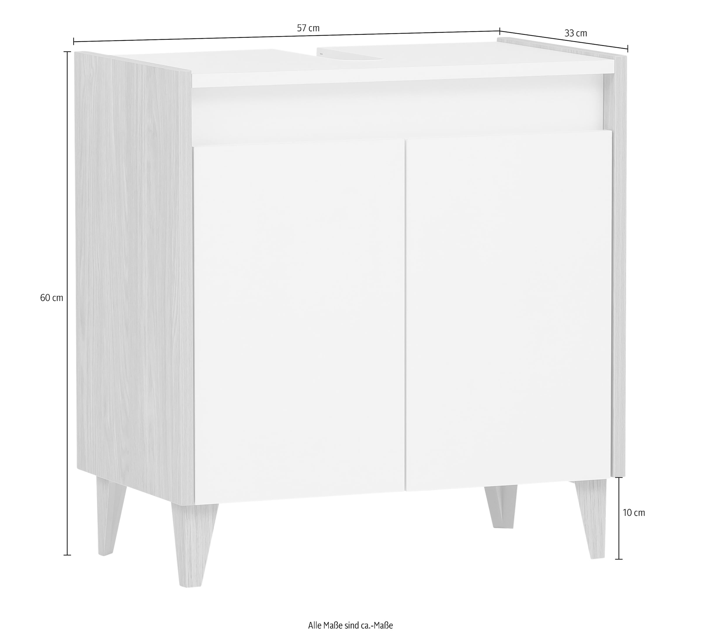 Schildmeyer Waschbeckenunterschrank »Elba«, Breite 56,9 cm online bestellen  | Jelmoli-Versand