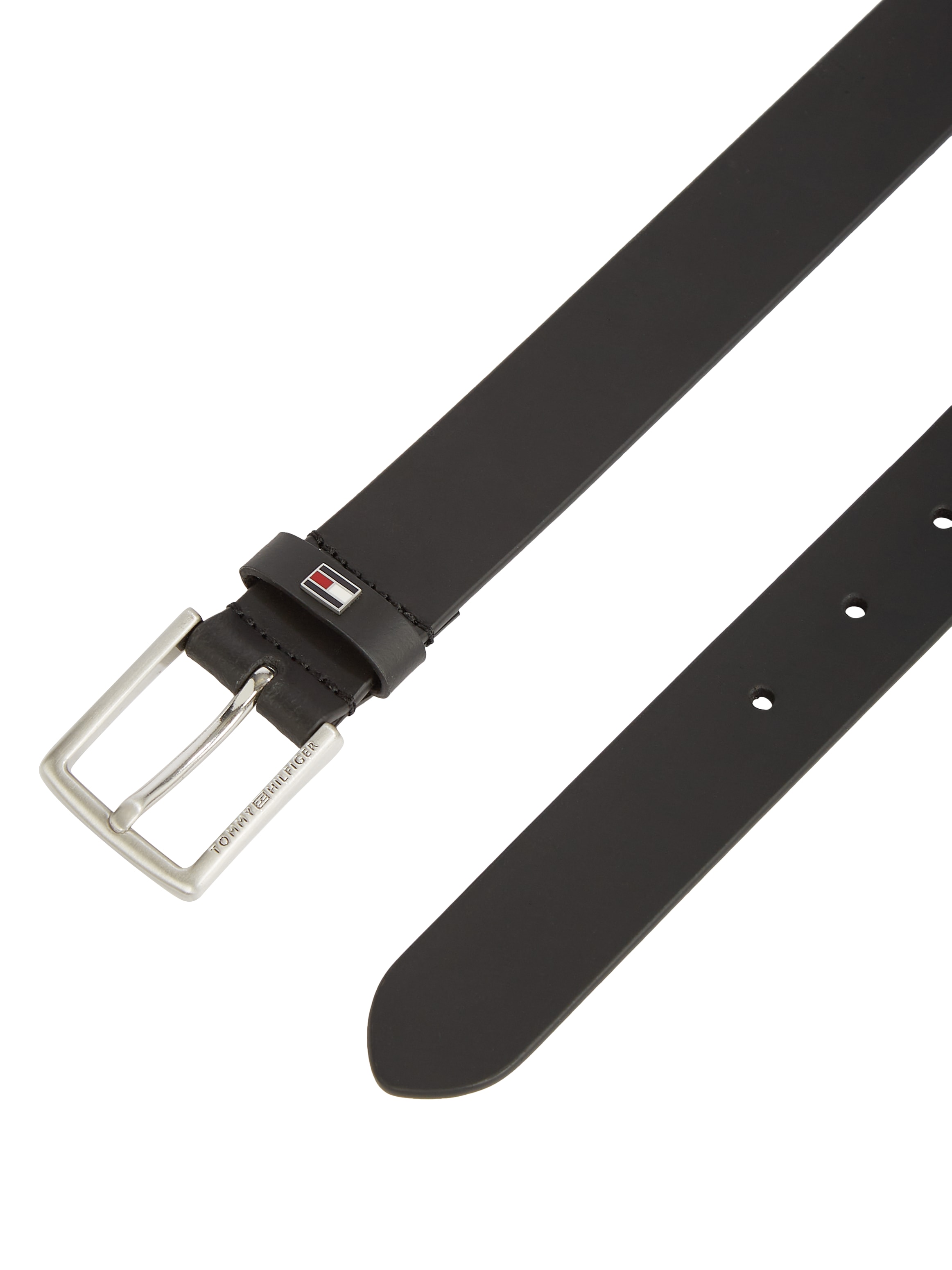 Tommy Hilfiger Ledergürtel »Kids Leather Belt«, mit klassischer Metallschnalle