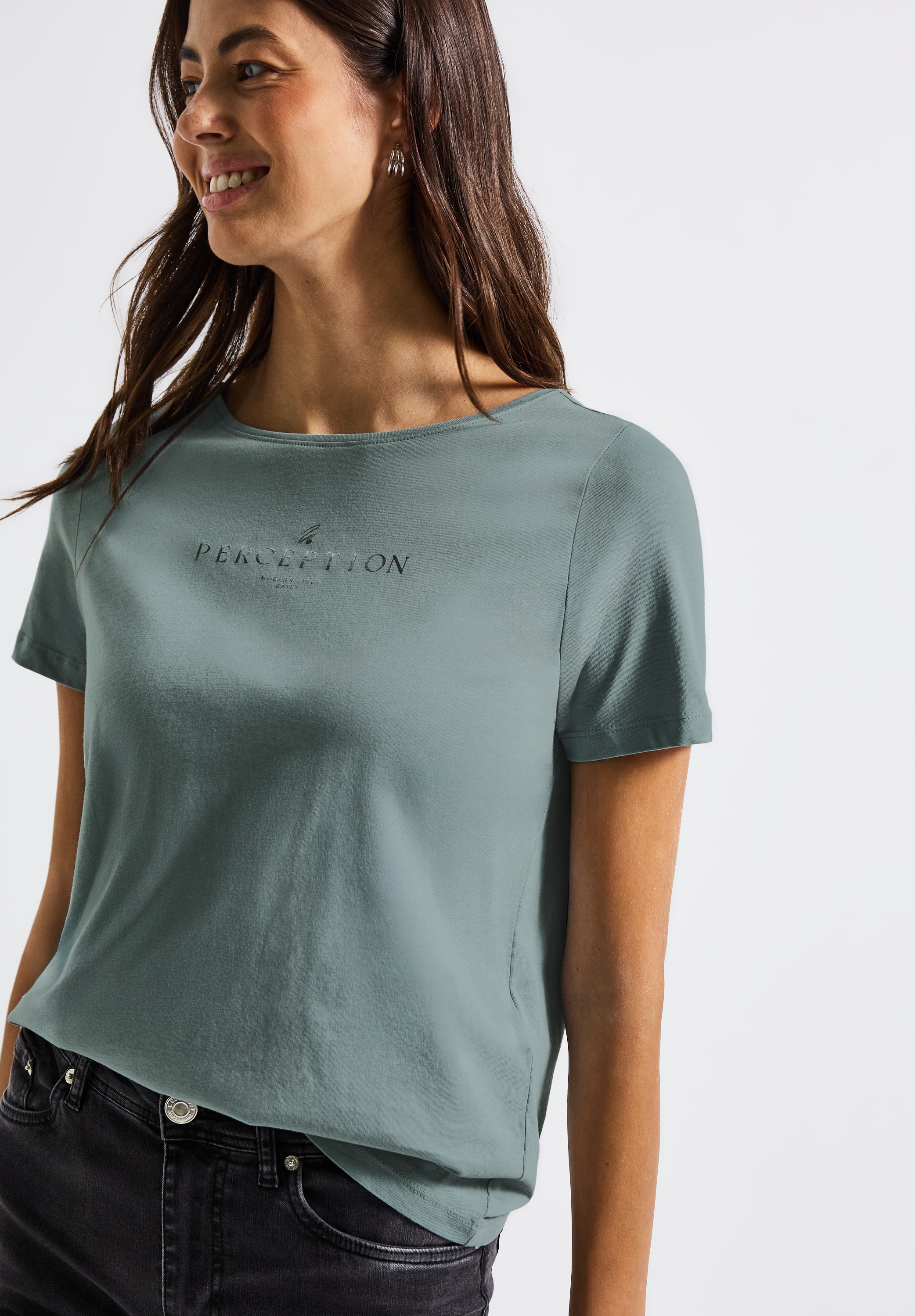 STREET ONE T-Shirt mit Wording Artwork