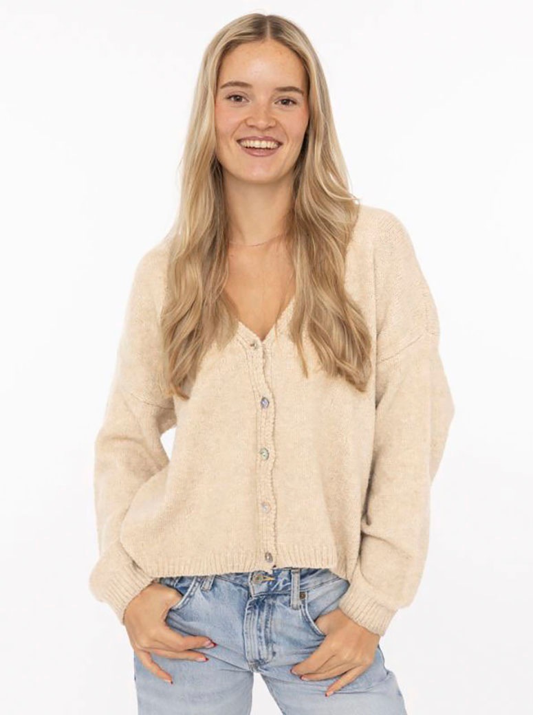 Zwillingsherz Strickjacke »"Knöpfe"« kuschelig, mit kleinen Knöpfen und Wollanteil