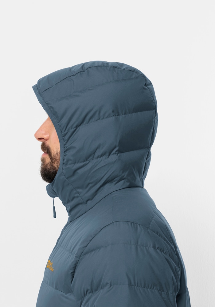 Jack Wolfskin Daunenjacke »ATHER DOWN HOODY M RDS«, mit Kapuze