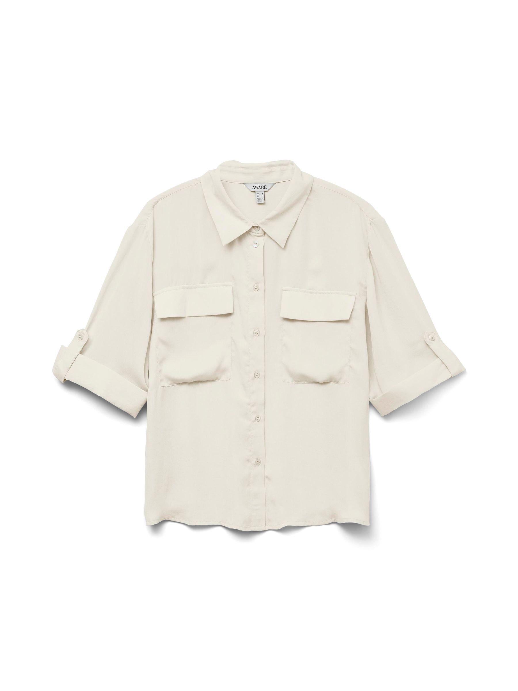 Vero Moda Kurzarmbluse »VMFABIANA 3/4 SHIRT VMA NOOS«