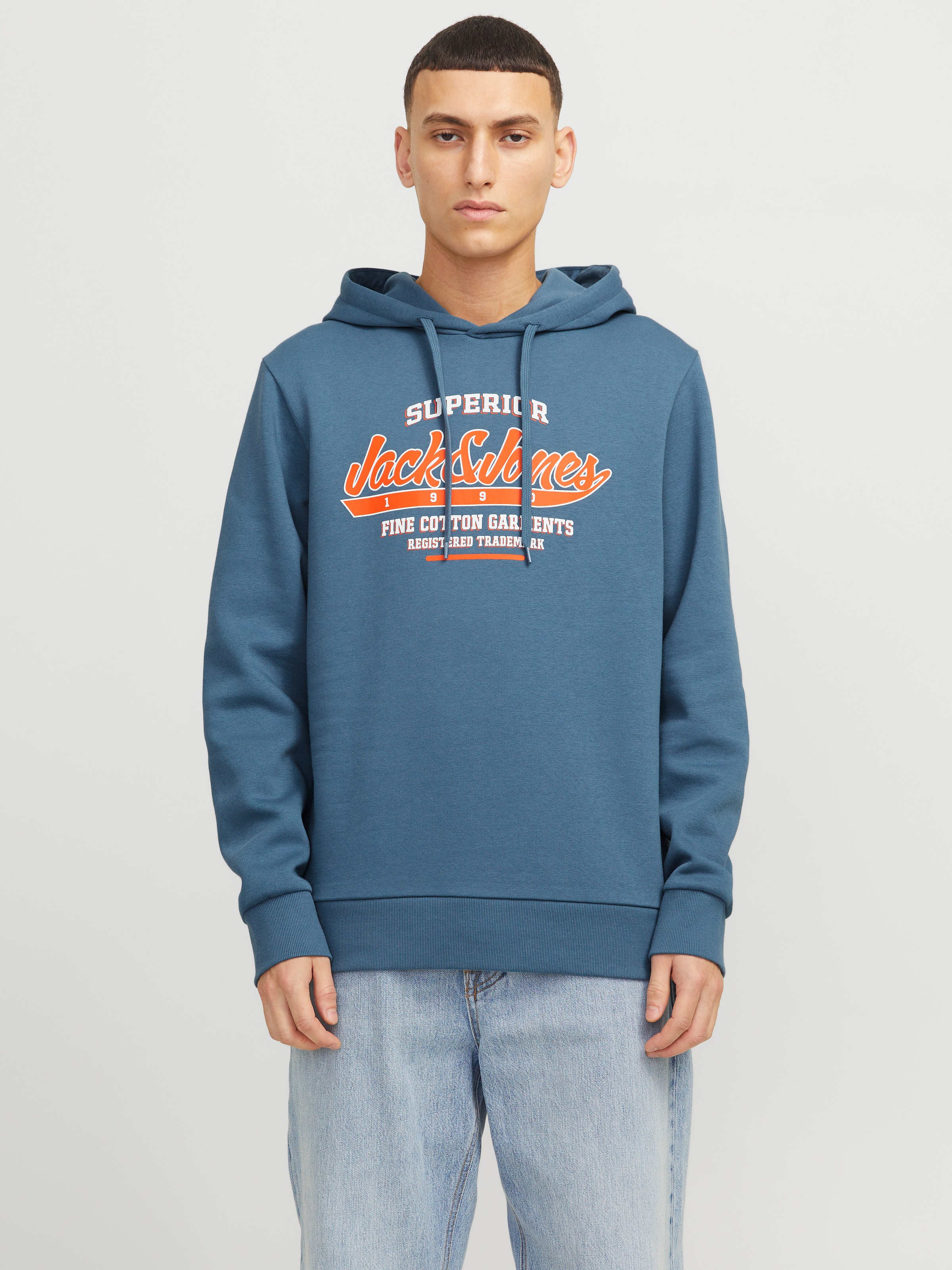 Jack & Jones Kapuzensweatshirt »JJELOGO SWEAT HOOD 2 COL 24/25 NOOS«, mit Logo Print