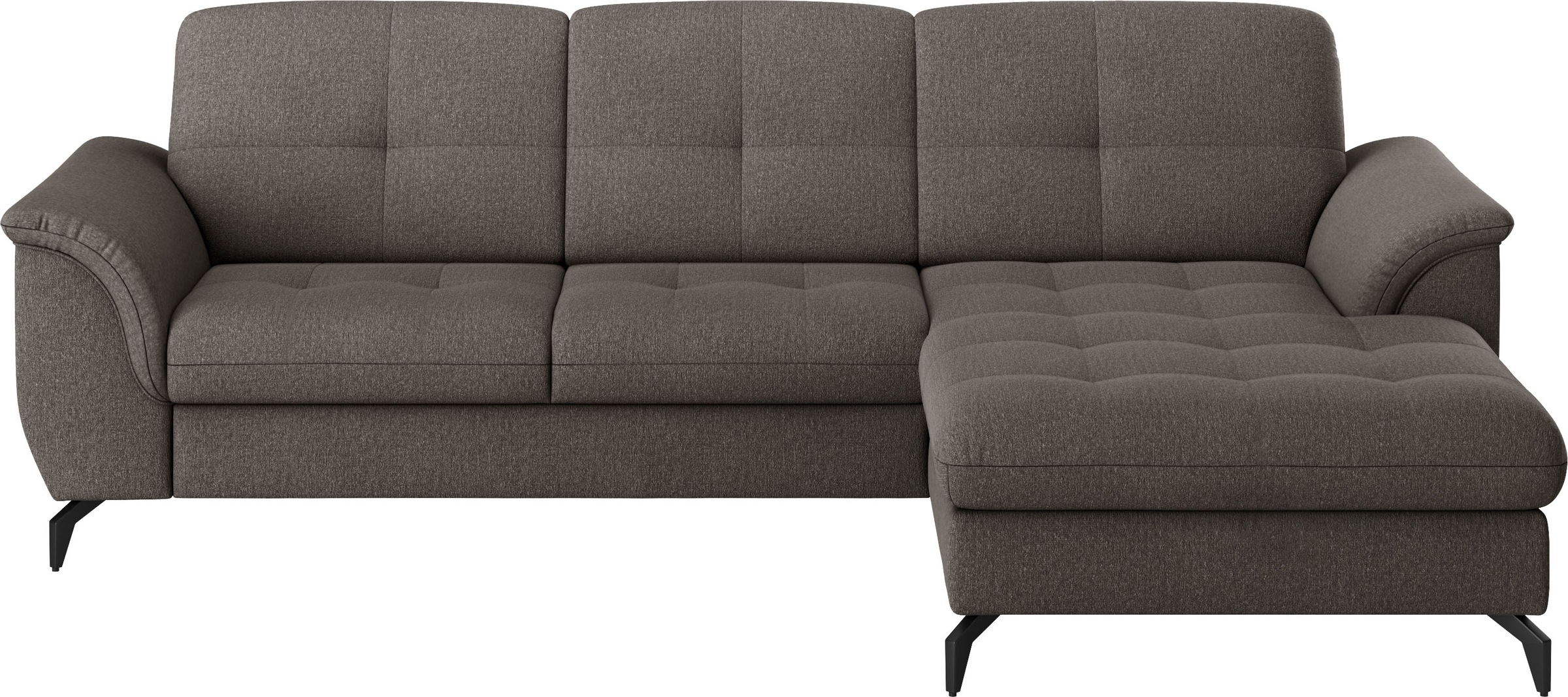 sit&more Ecksofa »Zora L-Form«, wahlweise mit Bettfunktion und Bettkasten