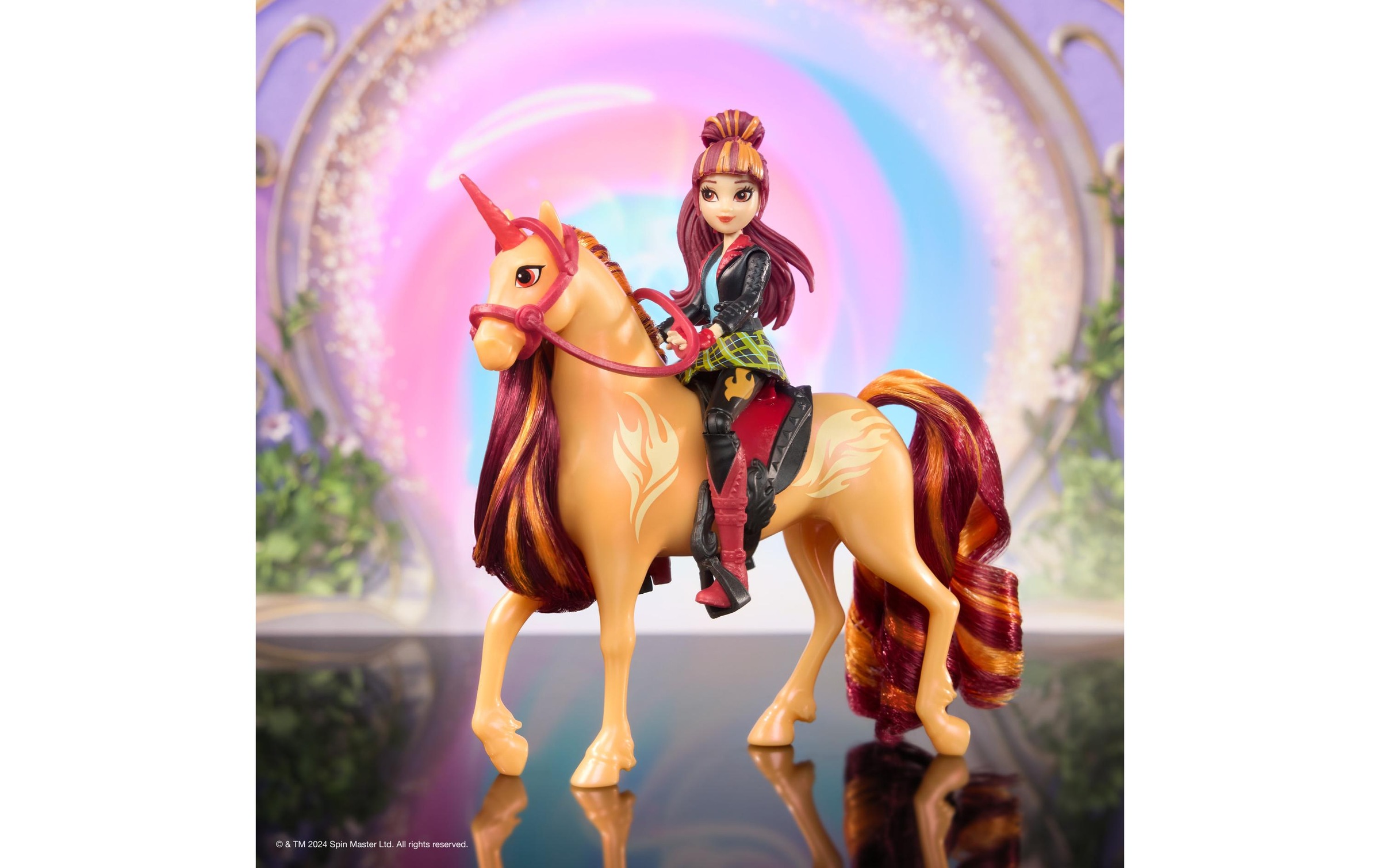 Anziehpuppe »Spinmaster Unicorn Academy Valentina Doll & Cinder Unicorn«