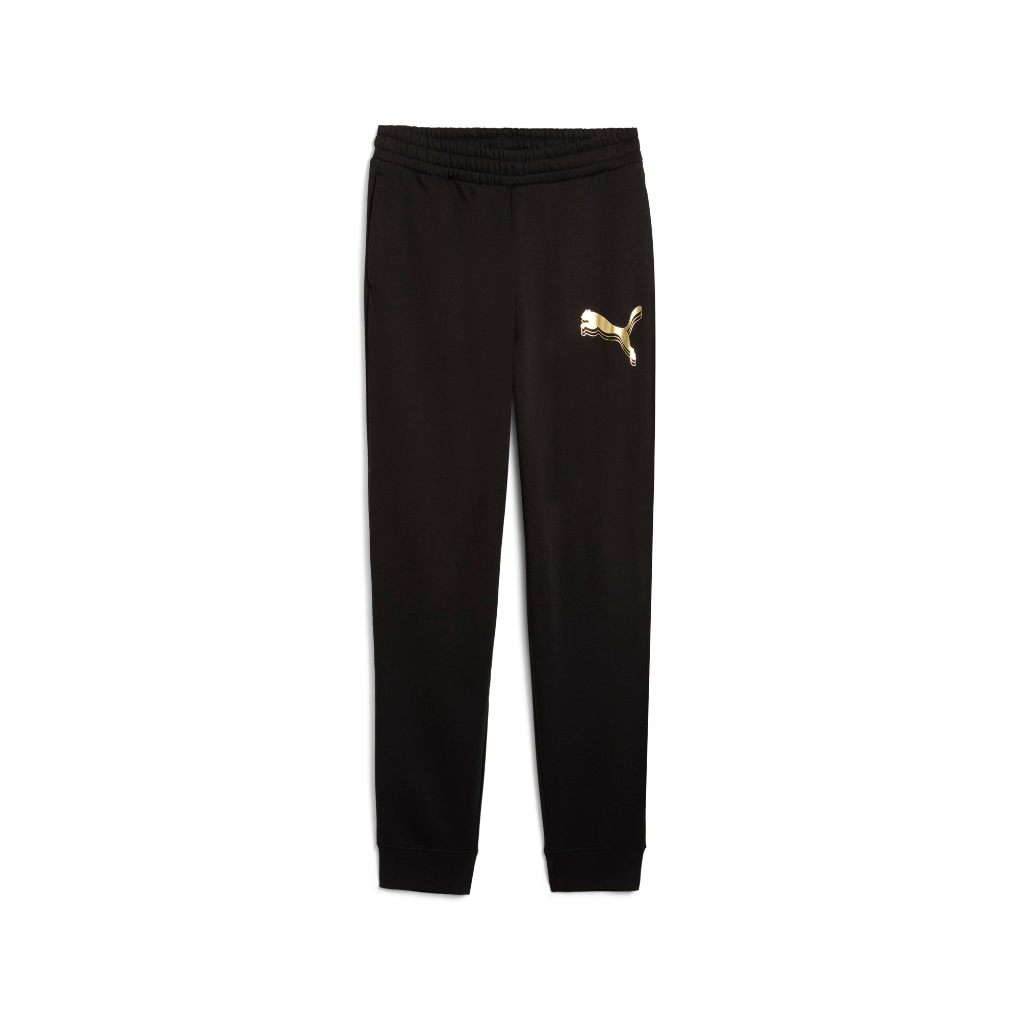 PUMA Trainingshose »ESS METALLIC SWEATPANTS FL« sportlicher Stil, für vielseitige Aktivitäten, mit Nahttaschen