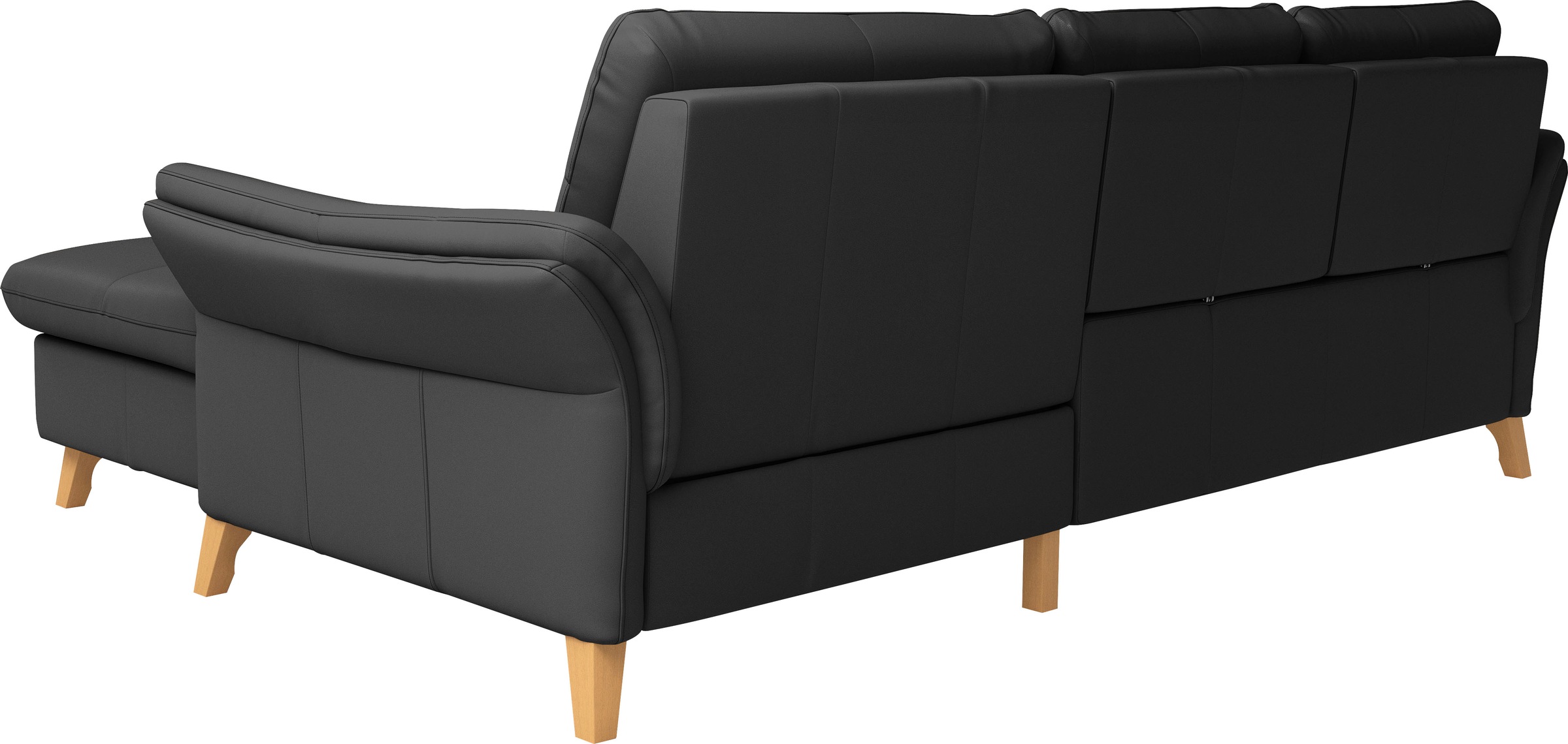 sit&more Ecksofa »Göteborg«, Sitztiefenverstellung und Federkern, wahlweise mit Bettfunktion