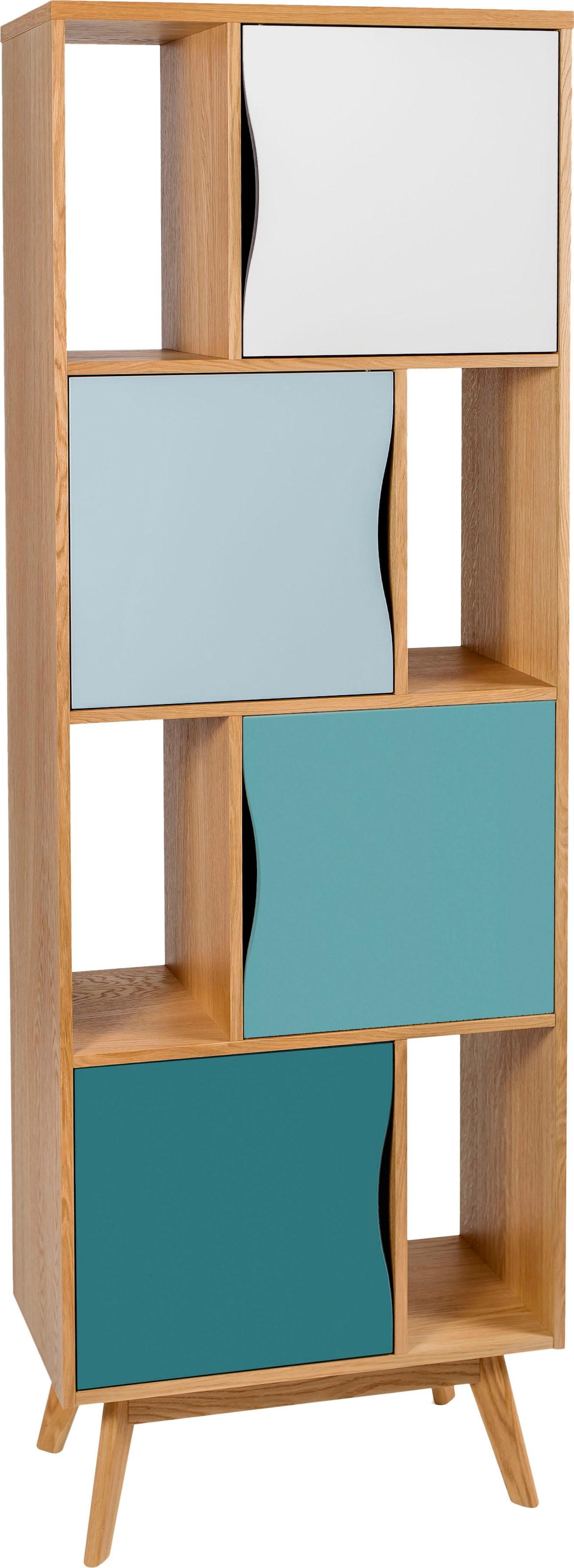 Woodman Bücherregal »Avon«, Höhe 191 schlichtes Eiche, aus Jelmoli-Versand skandinavisches bestellen | online Holzfurnier Design cm