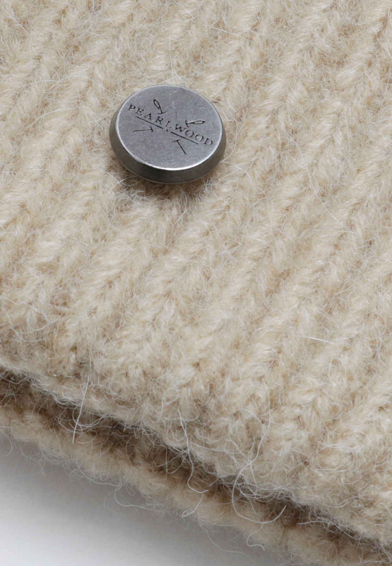 PEARLWOOD Strickmütze »MATS«, Feinripp, Wollanteil, breiter Umschlag, wärmend