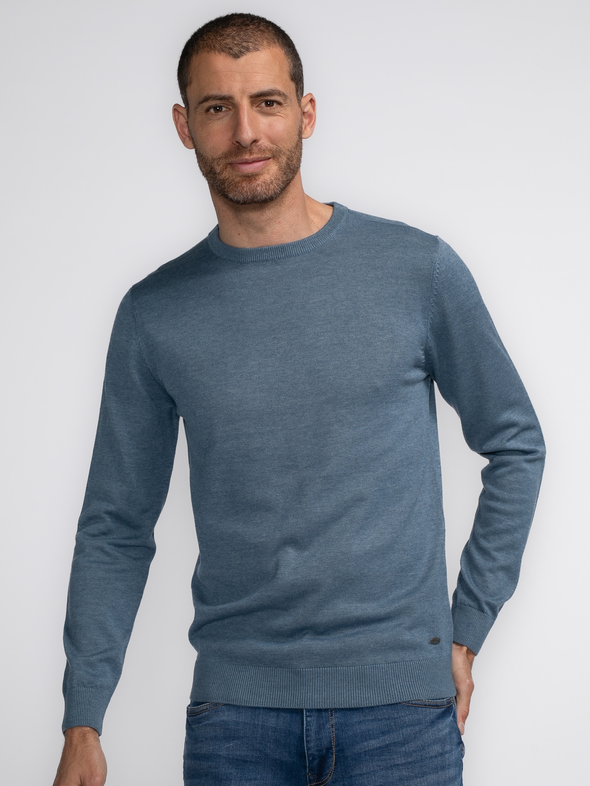 Petrol Industries Rundhalspullover »Men Knitwear Round Neck Basic«