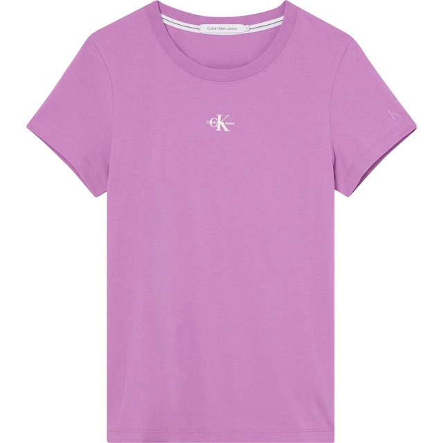 Calvin Klein Jeans T-Shirt »MICRO MONOLOGO SLIM FIT TEE«, mit  Rundhalsausschnitt online kaufen | Jelmoli-Versand | T-Shirts