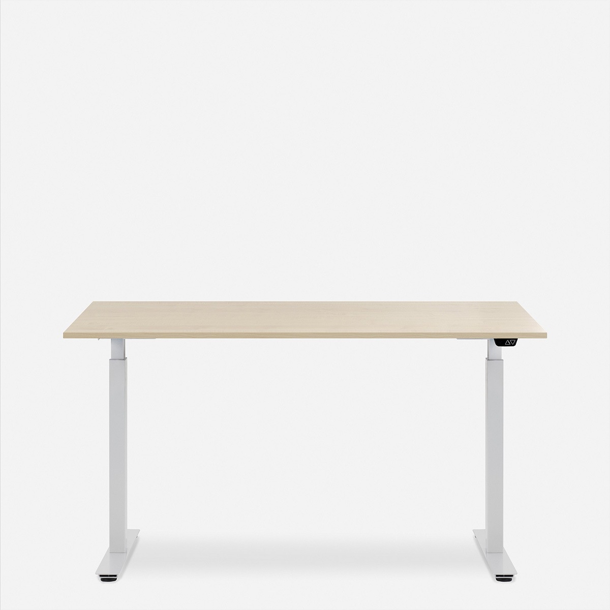 Schreibtische »WRK21 Schreibtisch Smart 140 x 80 cm, Höhenverstellbar, Mandal Ahorn / Weiss«