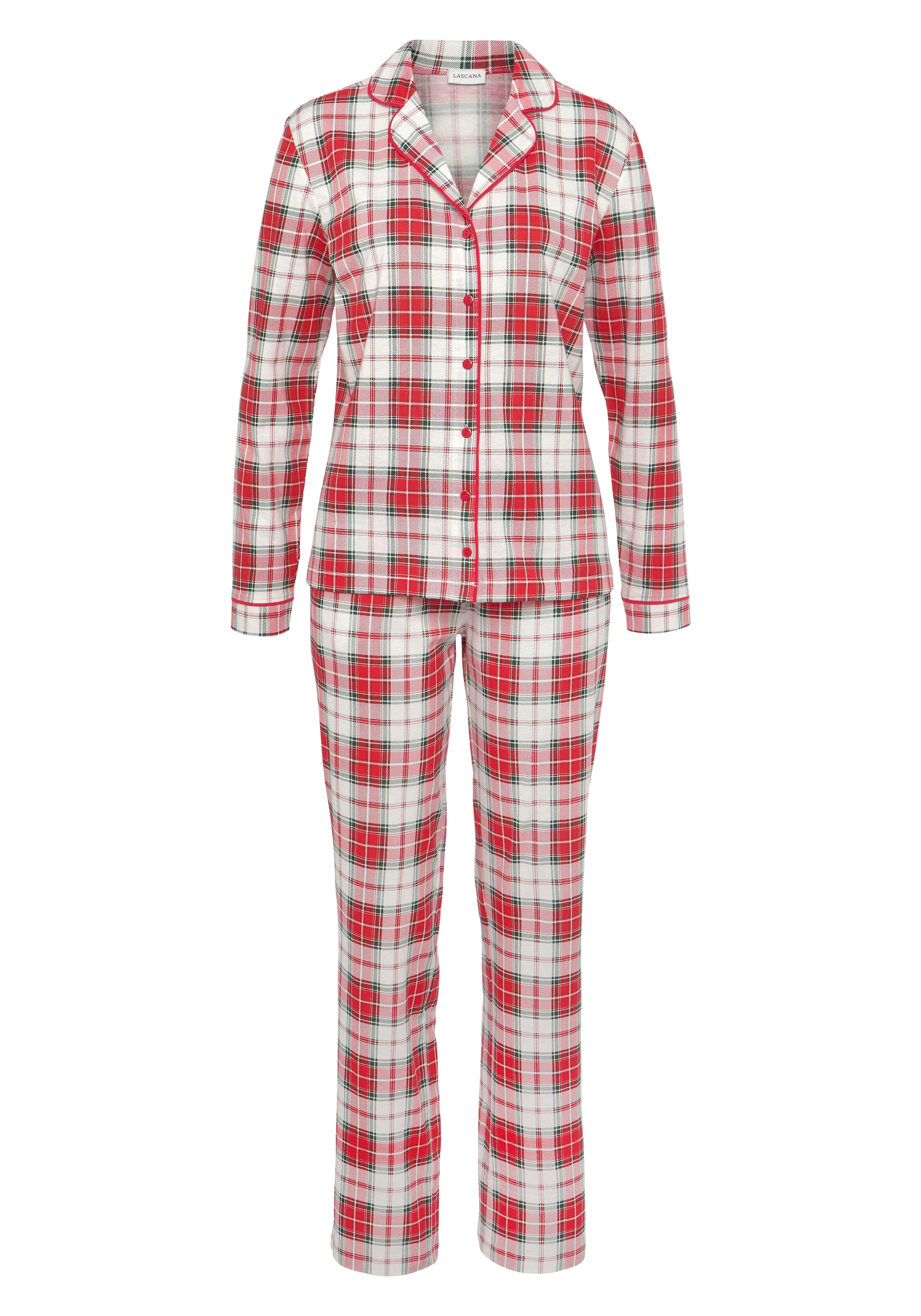 LASCANA Schlafanzug, (incl. Schlafmaske) online kaufen Jelmoli-Versand bei Schweiz