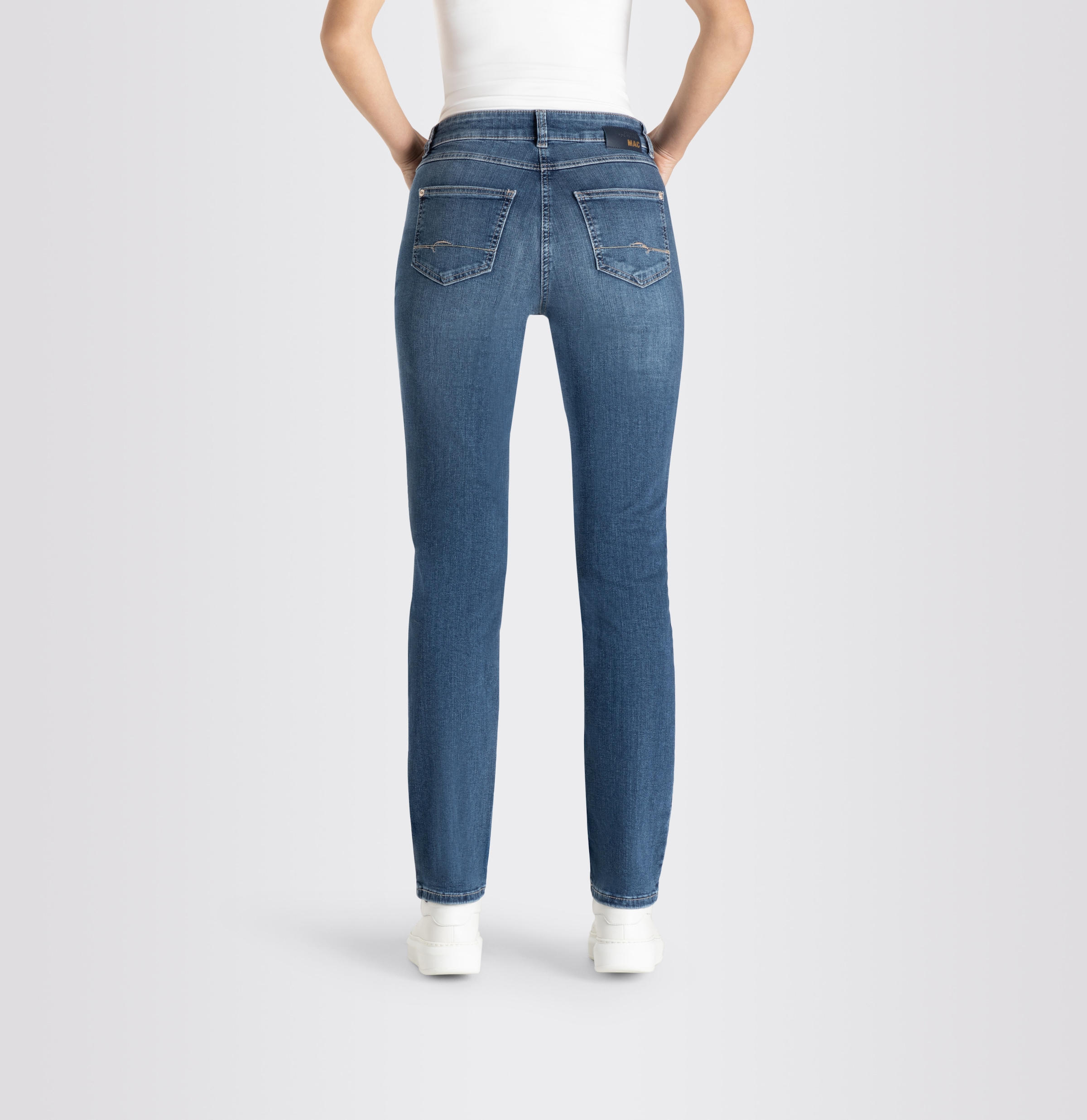 MAC Stretch-Jeans »Melanie«, Gerade geschnitten