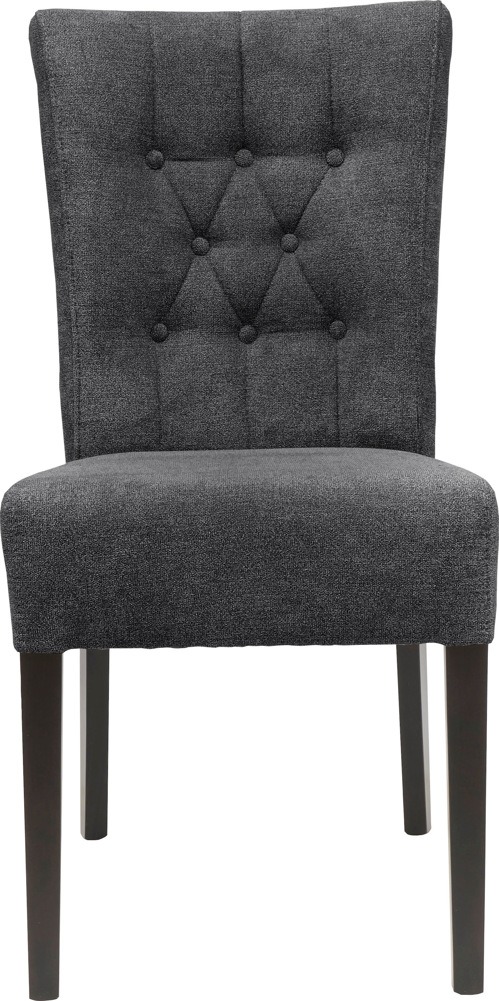Home affaire Esszimmerstuhl »Queen BESTSELLER«, (Set), 2 St., Feinstruktur, Polsterstuhl mit Knopfheftung, 2er, 4er oder 6er Set