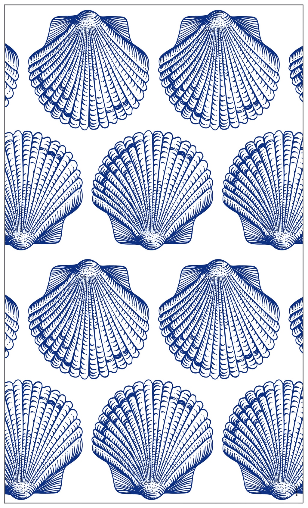 MySpotti Fensterfolie online Jelmoli-Versand blue«, glattstatisch Shells statisch x 60 »Look haftend haftend, 100 halbtransparent, bestellen | cm