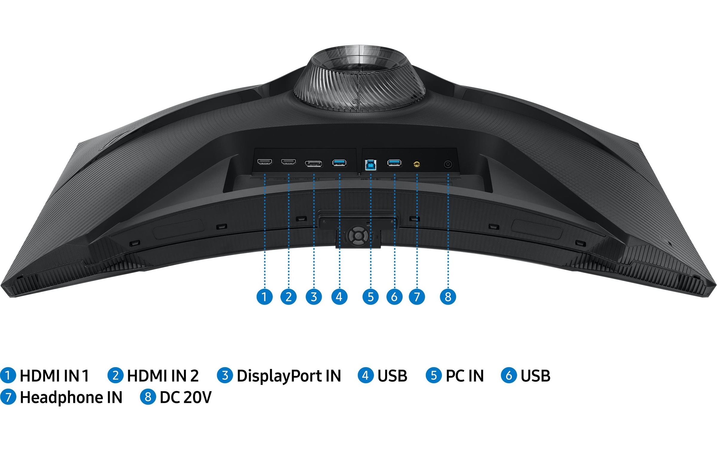 Samsung Curved-Gaming-Monitor »Samsung LS32BG750NPXEN«, 81,28 cm/32 Zoll, 3840 x 2160 px, 165 Hz