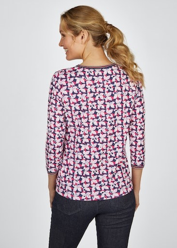 Schweiz 3/4-Arm-Shirt, online Muster bei kaufen Rabe abstraktem Jelmoli-Versand mit