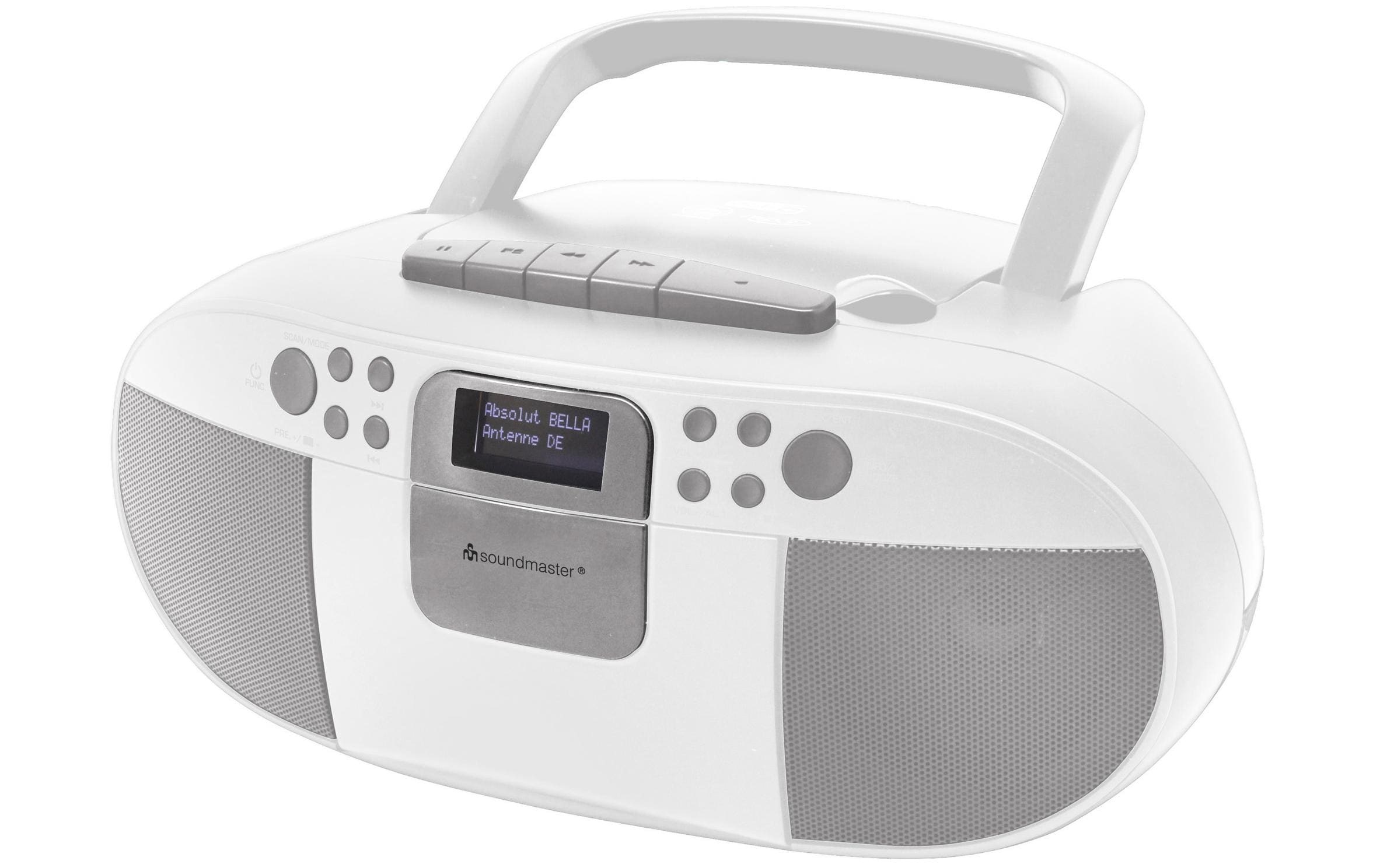 Soundmaster Digitalradio (DAB+) »SCD7800WE Weiss«, (Digitalradio (DAB+)-FM-Tuner)