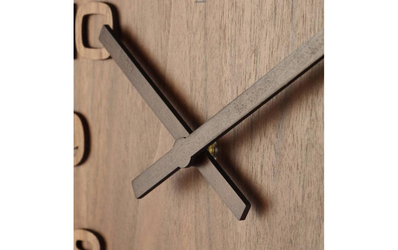 NEXTIME Wanduhr »Wanduhr Wood Wood Big«