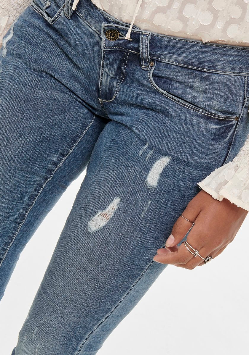 ONLY Skinny-fit-Jeans »ONLCORAL LIFE«, mit kleinen Destroyed-Effekten  online shoppen bei Jelmoli-Versand Schweiz