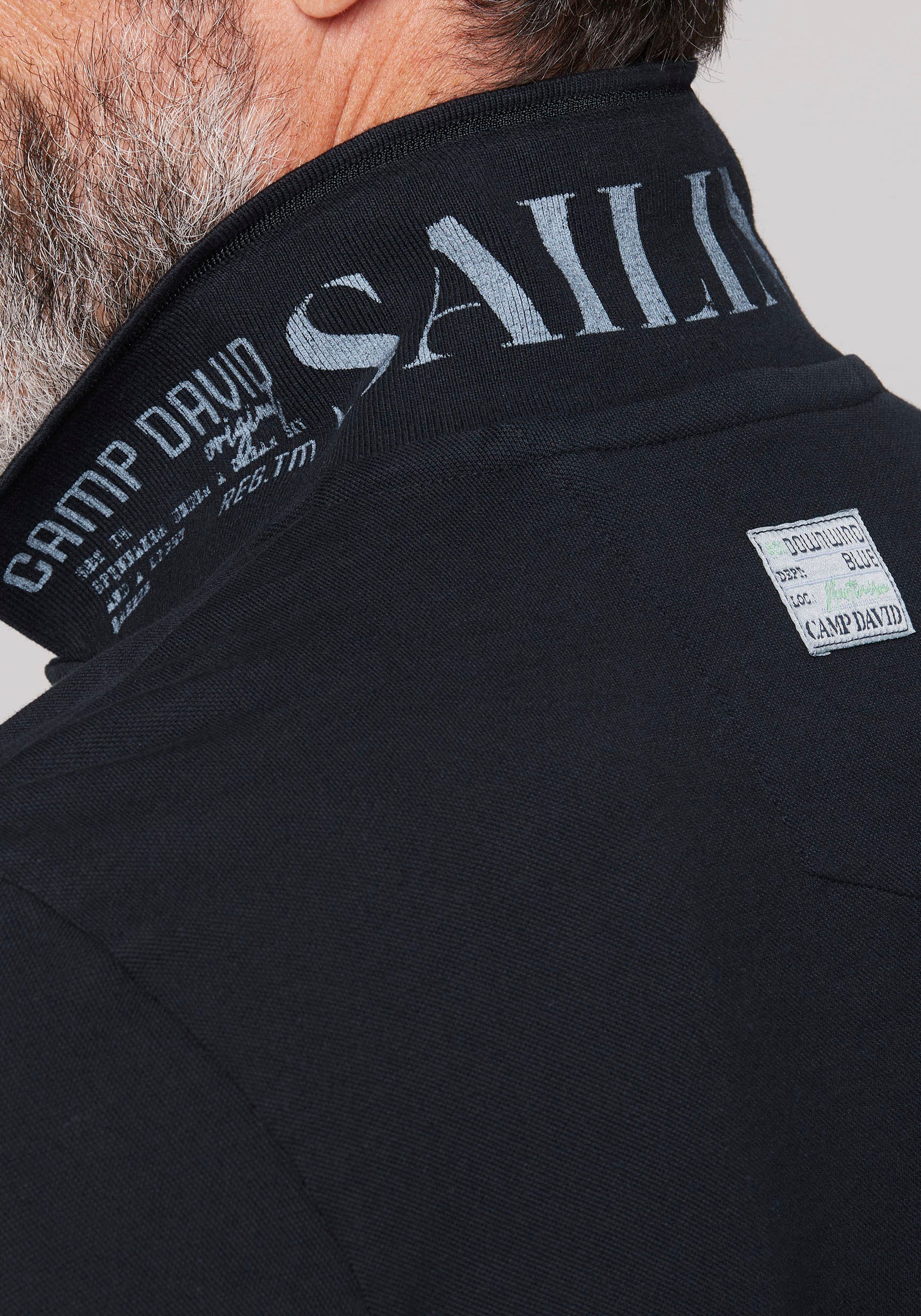 CAMP DAVID Poloshirt, mit Logo-Applikationen