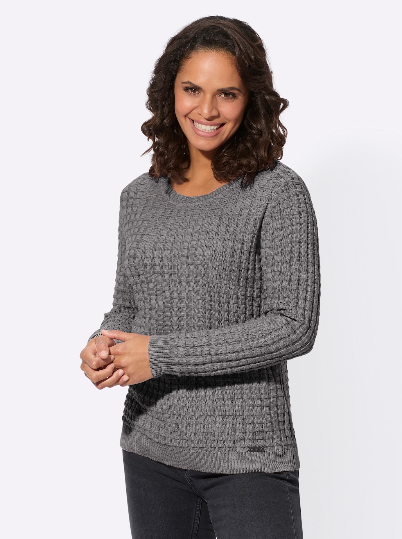 Casual Looks Rundhalspullover »Rundhals-Pullover«