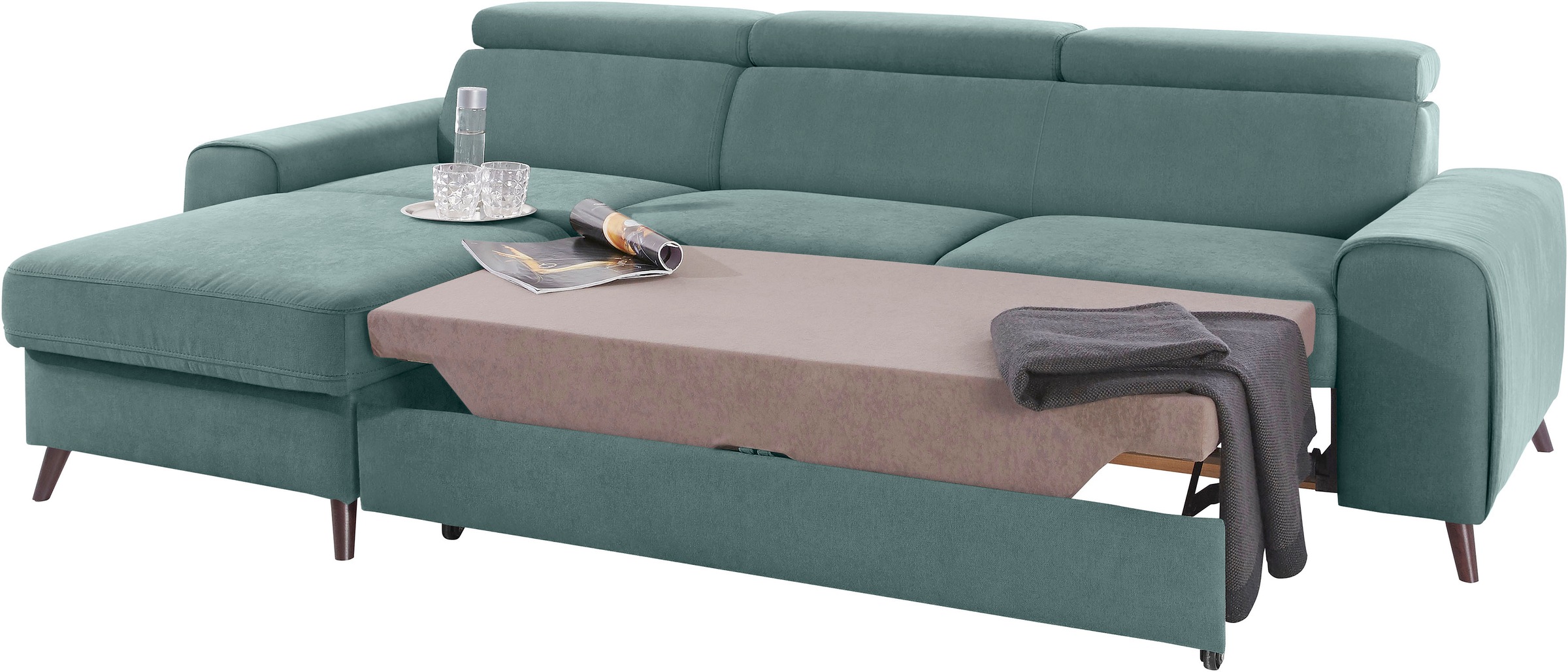 exxpo - sofa fashion Ecksofa »Forza«, inklusive Kopf- bzw.  Rückenverstellung, wahlweise mit Bettfunktion online bestellen |  Jelmoli-Versand