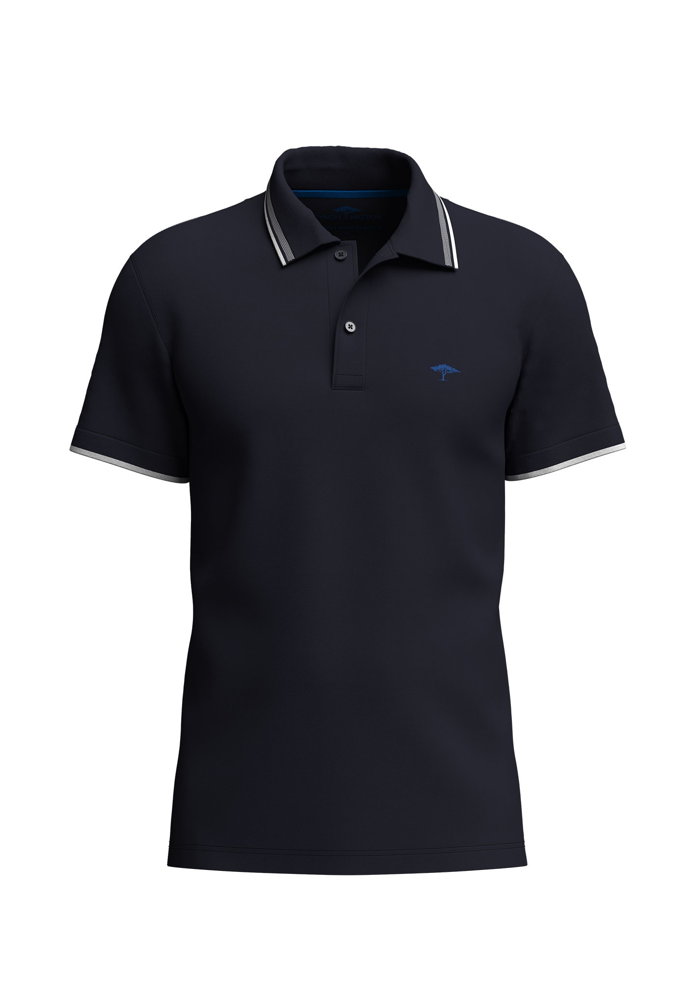 FYNCH-HATTON Poloshirt mit Logo-Stickerei