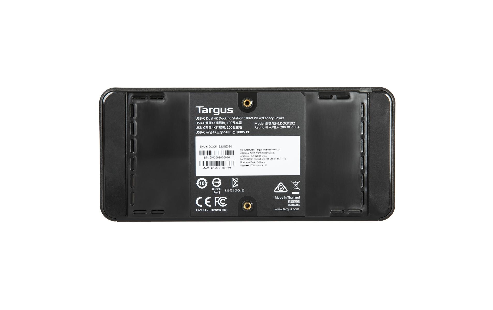 Targus USB-Adapter »USB-C Dual 4K 100W«