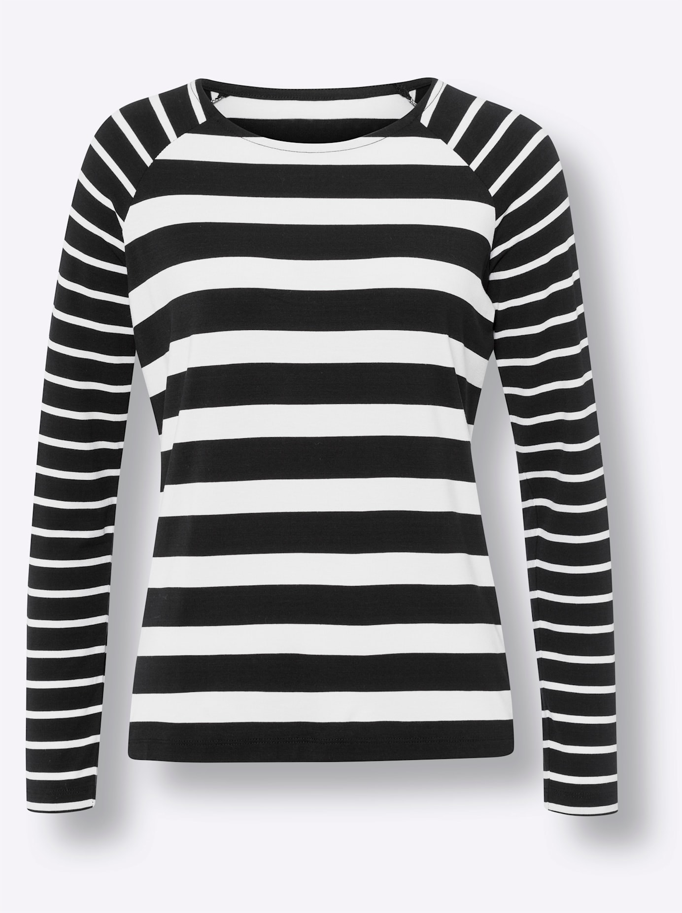 heine Rundhalsshirt »Streifenshirt«, (1 tlg.)