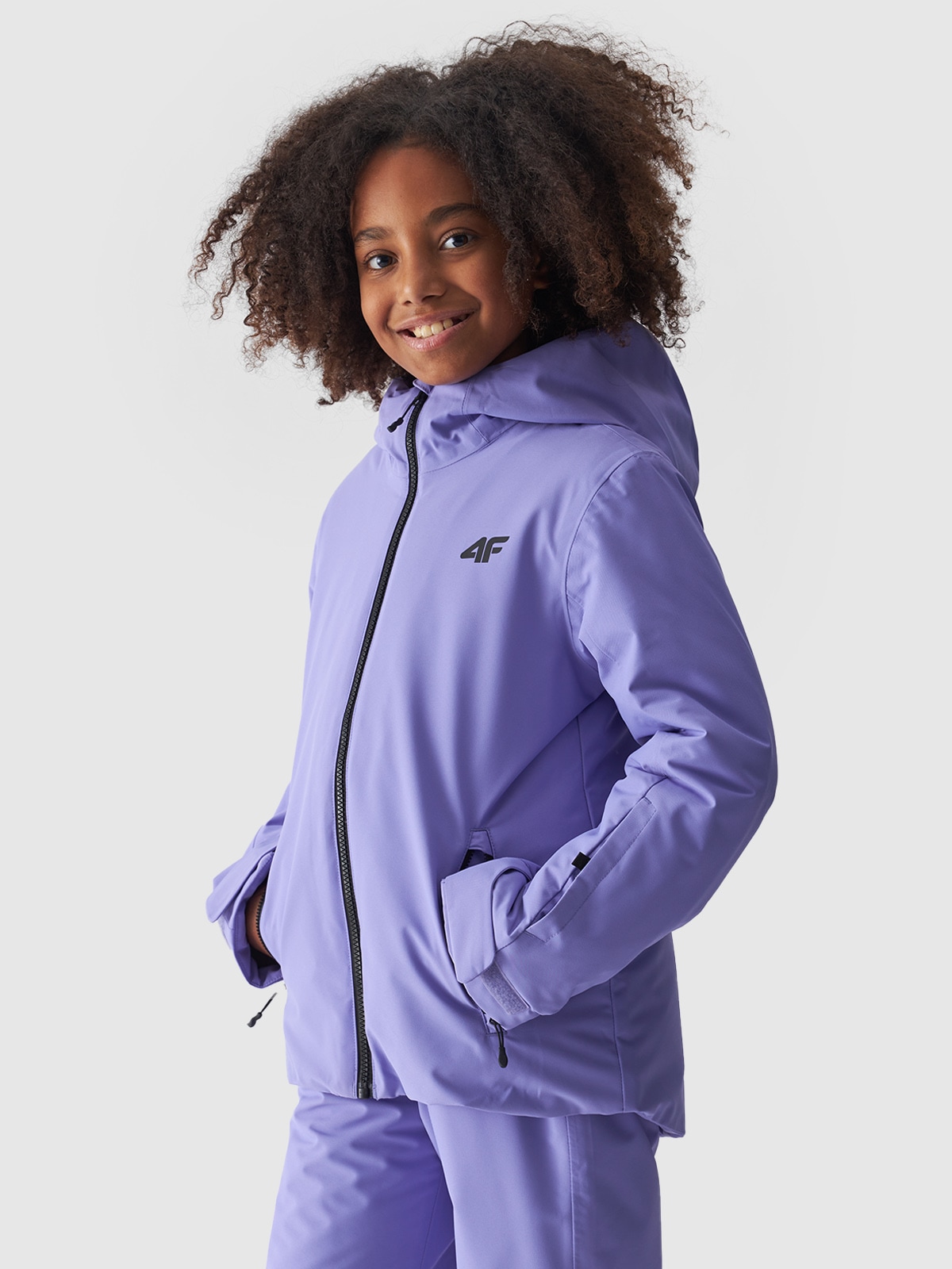 4F Skijacke, mit Kapuze, Winterjacke