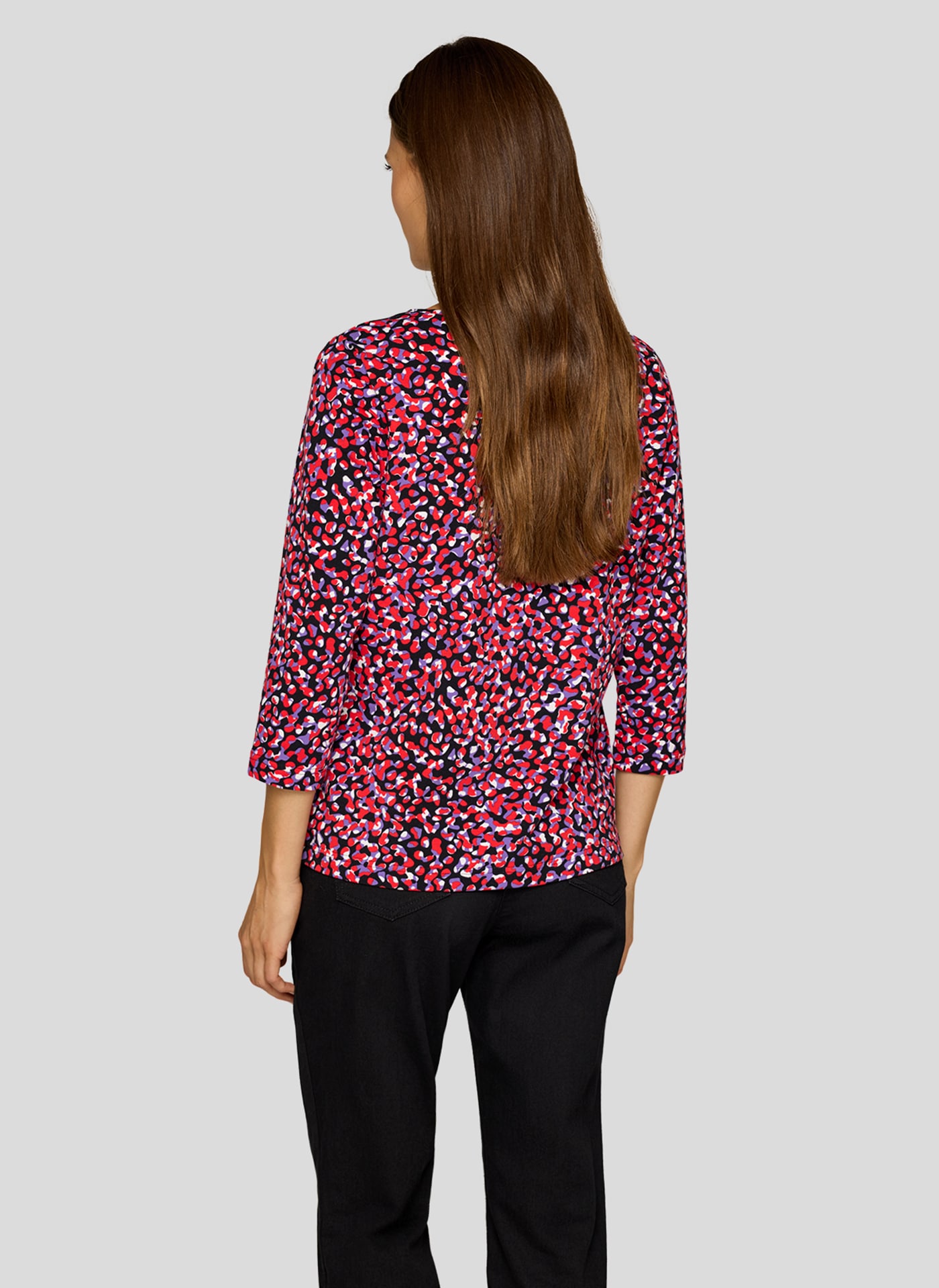 Rabe 3/4-Arm-Shirt, Sommershirt mit All-Over Print
