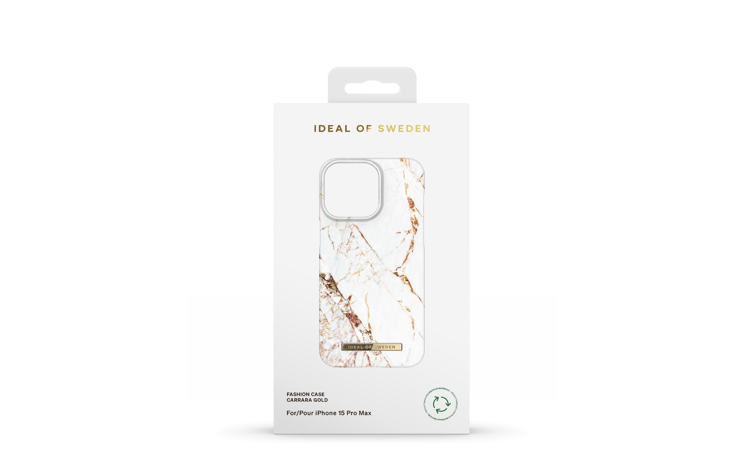 iDeal of Sweden Smartphone-Hülle »Carrara Goldfarben iPhone iPhone 15 Pro Max«