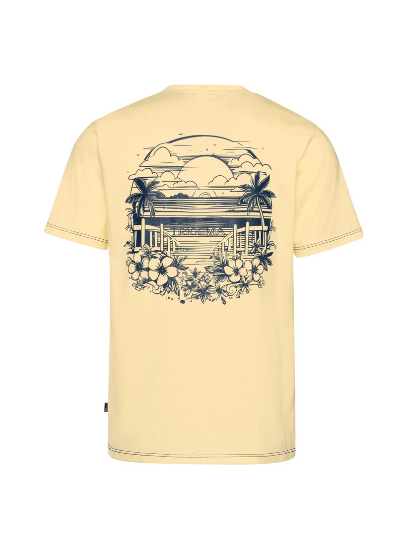 Trigema T-Shirt »TRIGEMA T-Shirt mit grossem Backprint«, (1 tlg.)