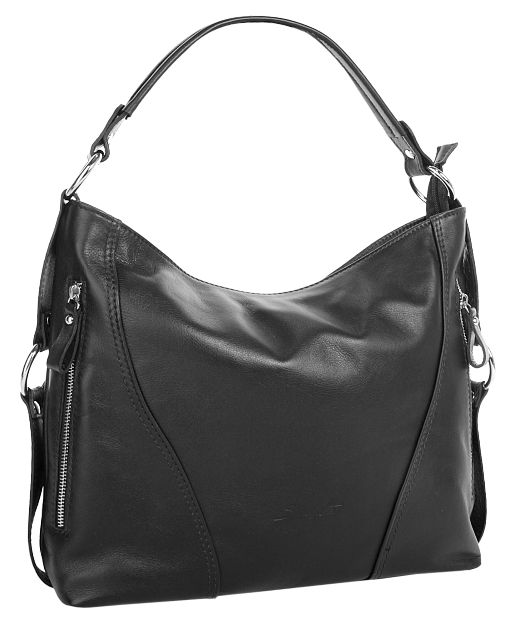 Samantha Look Henkeltasche, echt Leder, Made in Italy