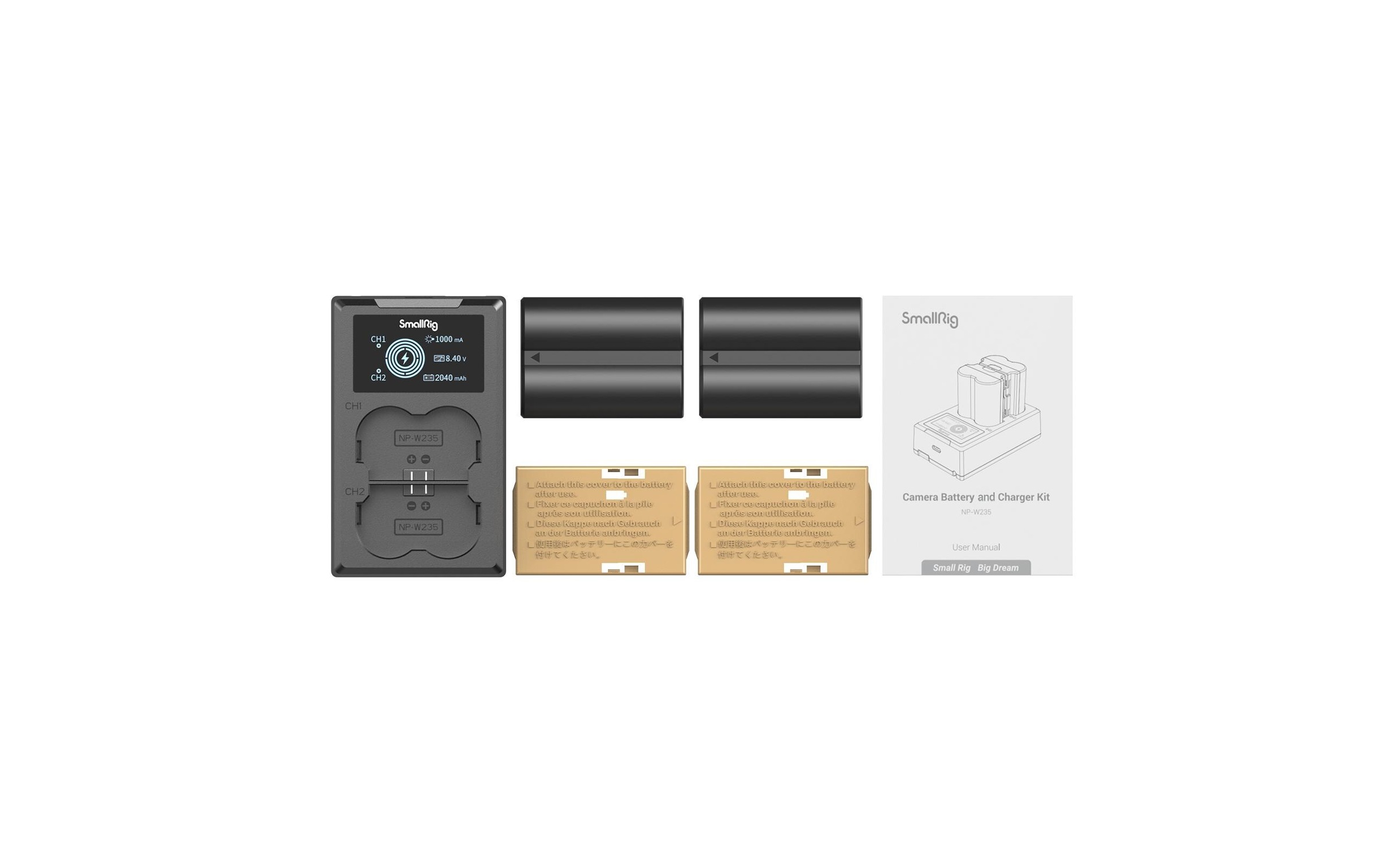 Kamera-Akku »Smallrig NP-W235 Akku und Charger Kit«
