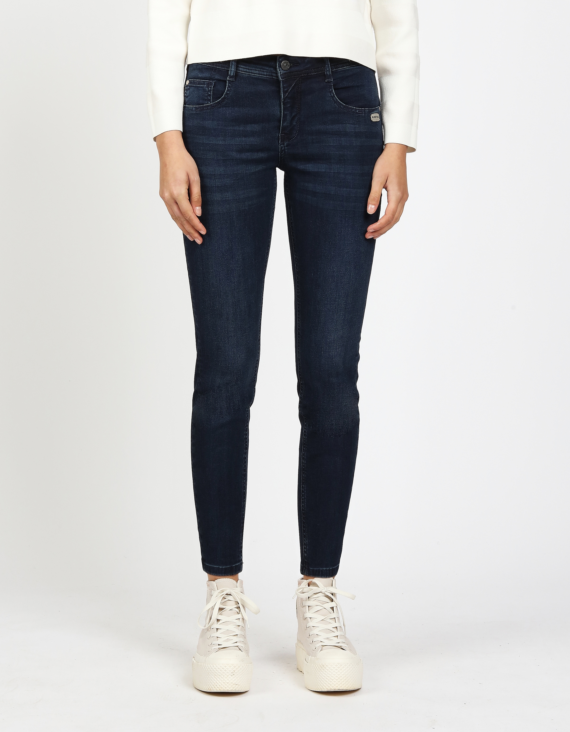 GANG Relax-fit-Jeans »94AMELIE« mit Used-Effekten