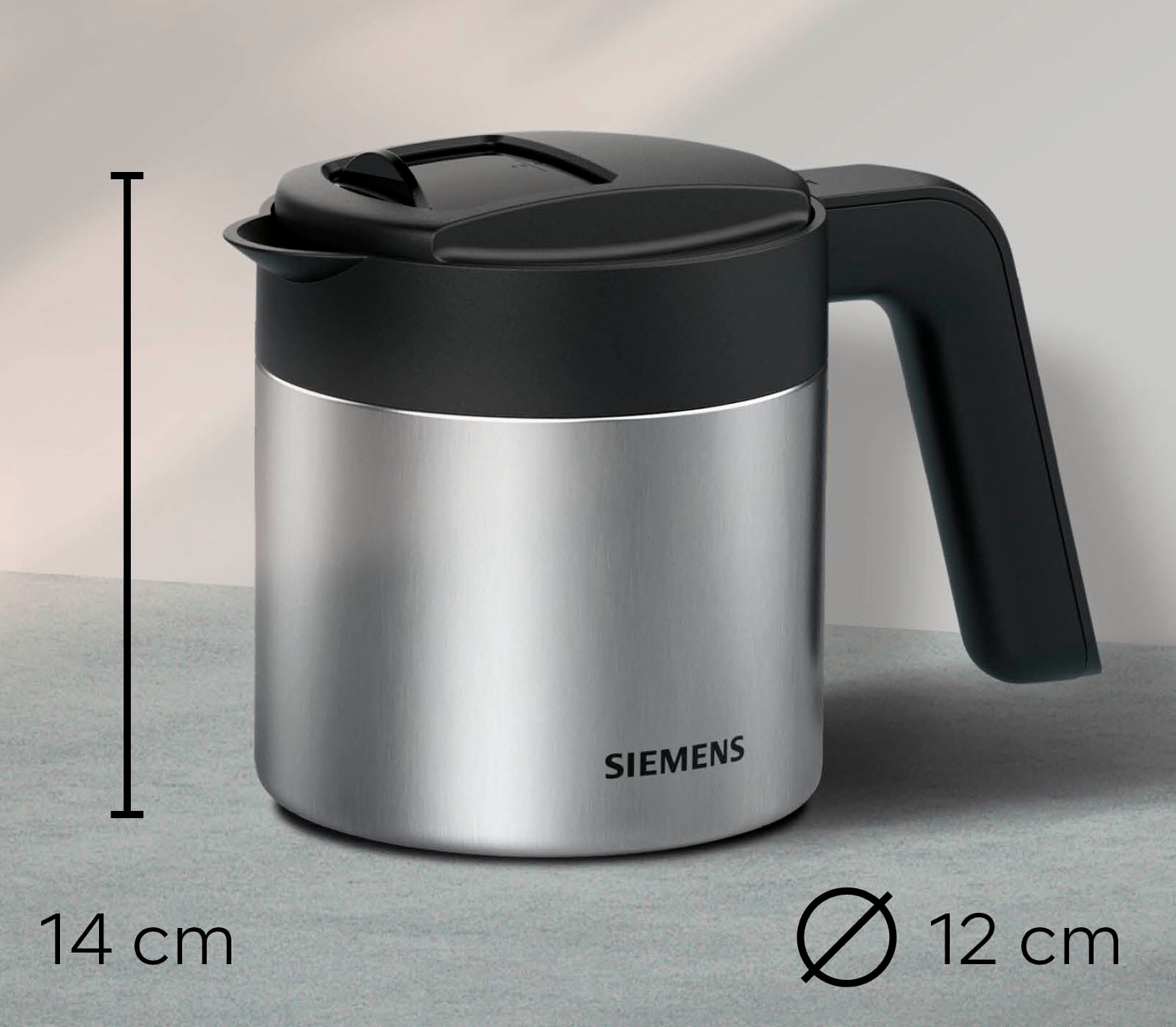 SIEMENS Isolierkanne »TZ40001«, 1 l, Thermokanne passend zu Siemens Vollautomaten: EQ500, EQ700, EQ9 plus